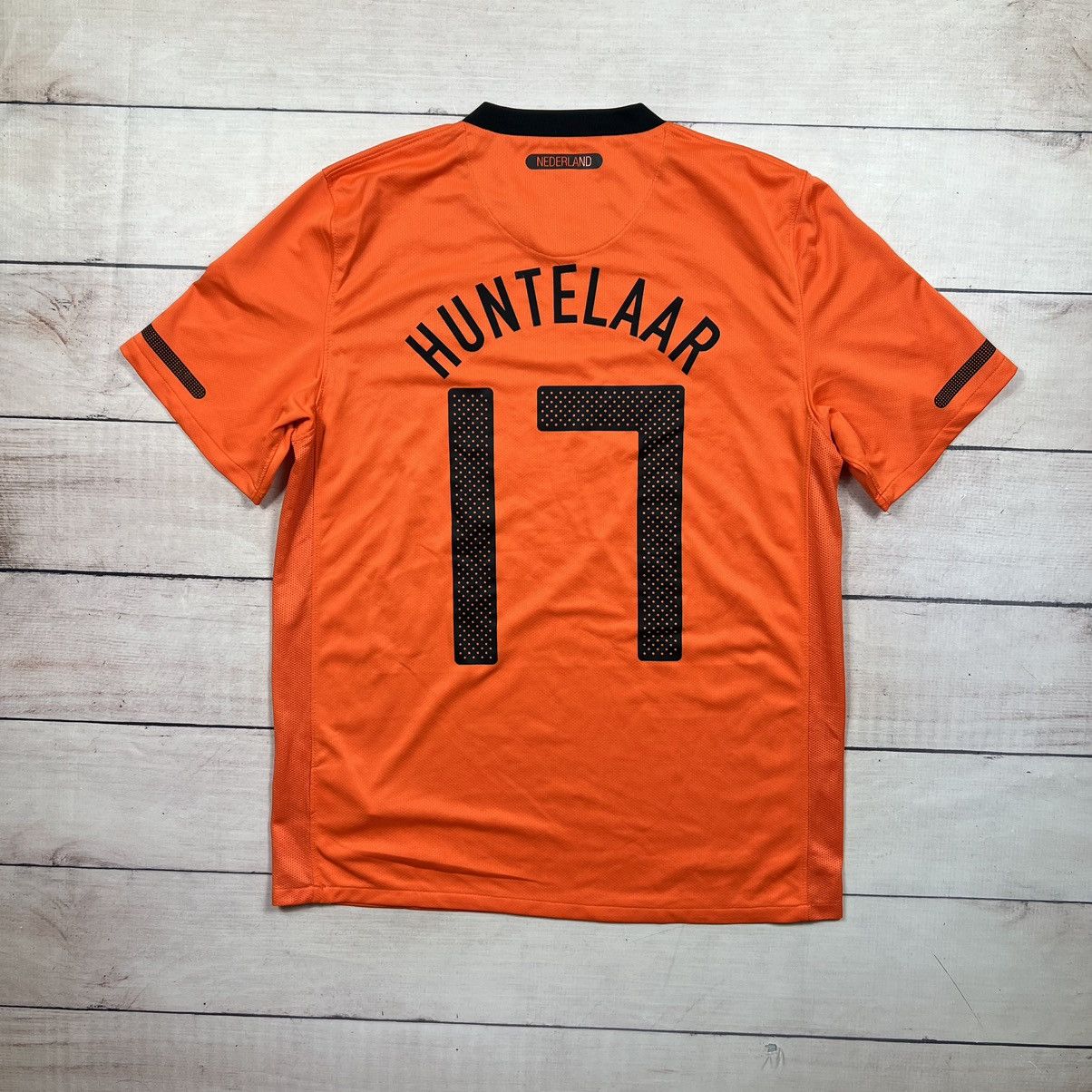 Nike Nike Netherlands Huntelaar 17 Jersey Kit Tee Tshirt Orange Size US M / EU 48-50 / 2 - 1 Thumbnail