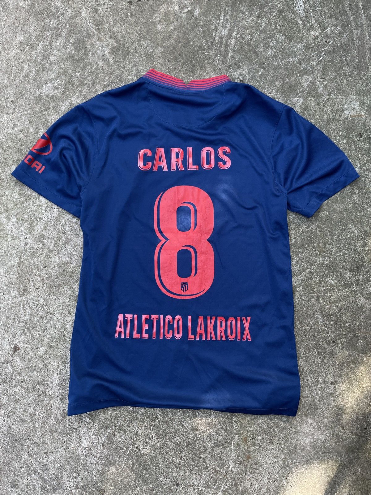 Nike × Vintage Nike Athletico Madrid FC Soccer Futbol Jersey Kit Size US L / EU 52-54 / 3 - 2 Thumbnail