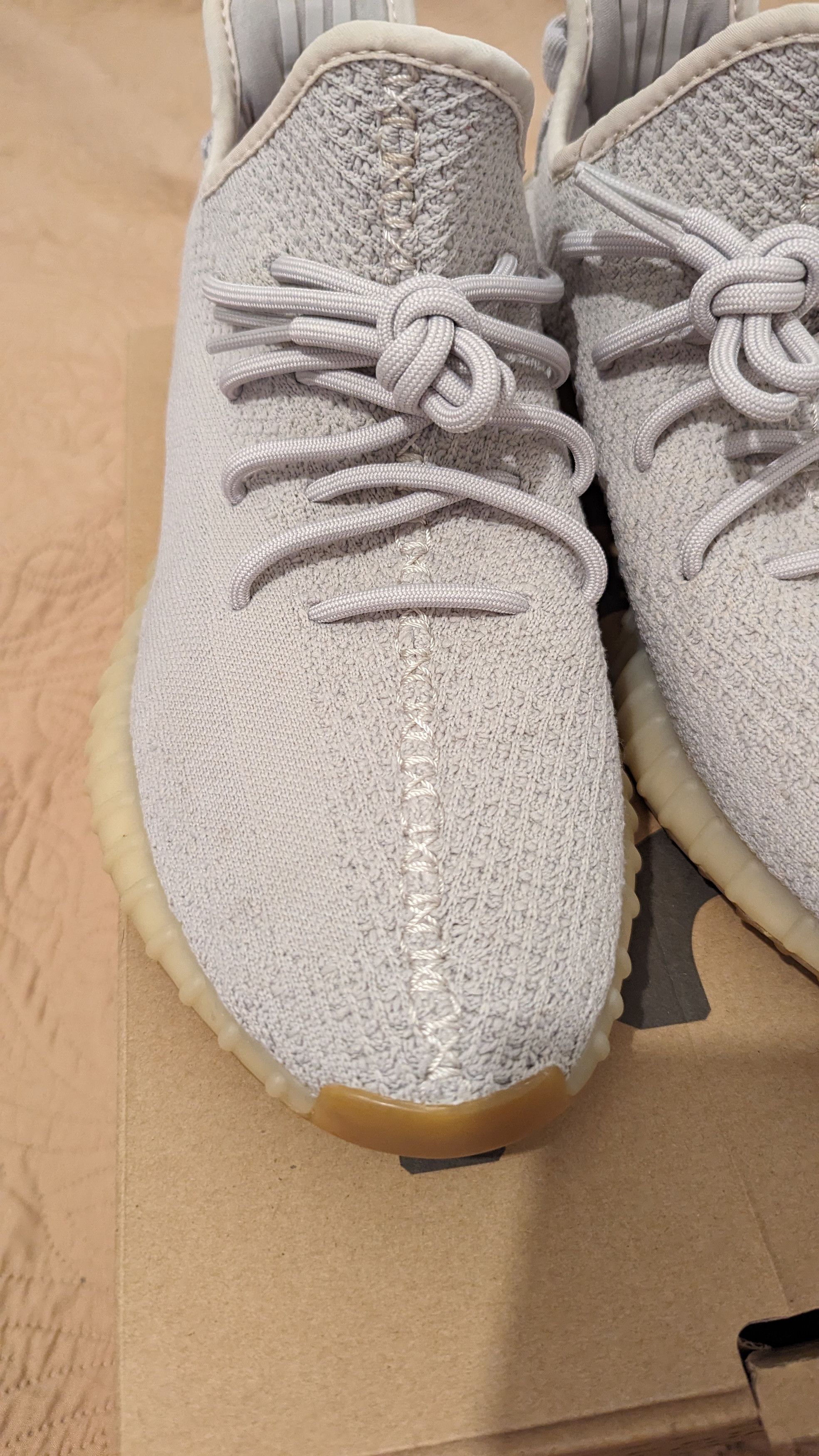 Adidas Yeezy Boost 350V2 Sesame (2018) Size US 12 / EU 45 - 3 Thumbnail