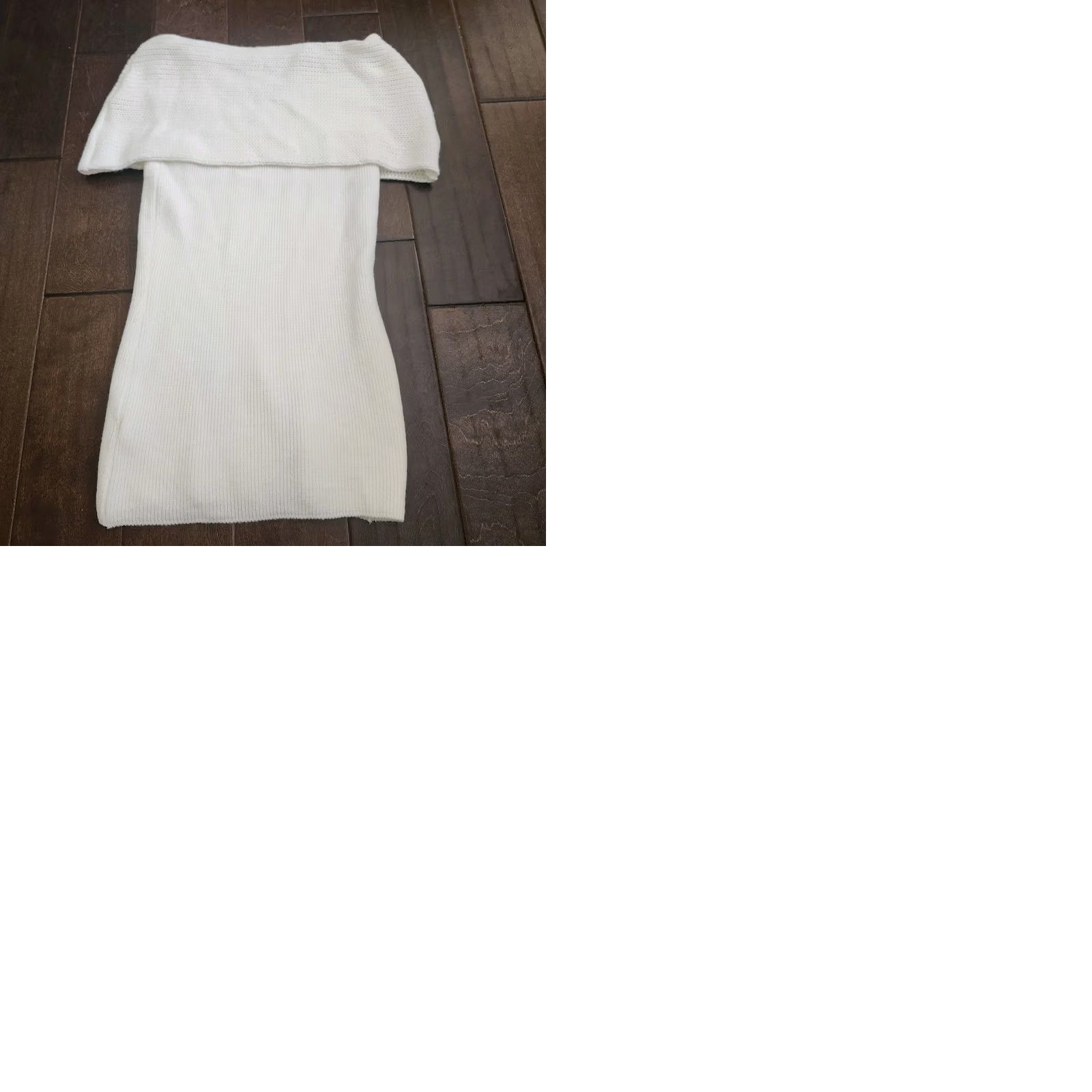 Vintage Twenty One Women's White Off Shoulder Blouse - Size S, One Shoulder, Sleeveless, Pullover, Casual Party/Cocktail Travel, Regular Fit - Hand Wash Only Size S / US 4 / IT 40 - 9 Thumbnail