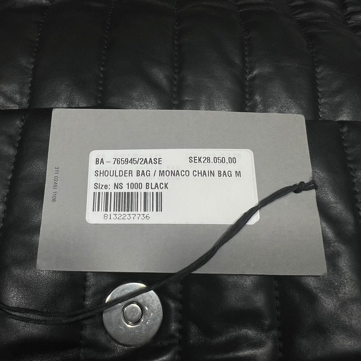 Balenciaga Balenciaga Medium Quilted Monaco Shoulder Bag Size ONE SIZE - 11 Thumbnail