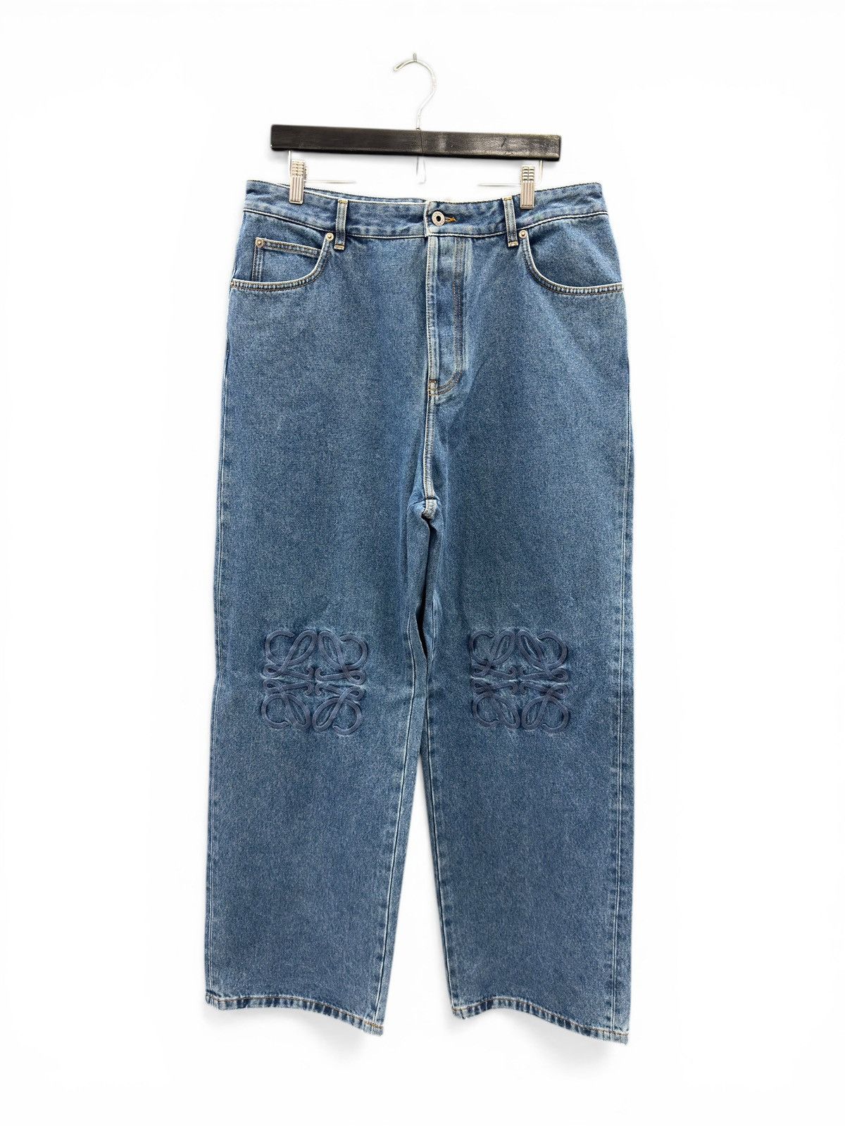 Loewe Loewe Blue Anagram Denim Jeans Size US 38 / EU 54 - 1 Thumbnail