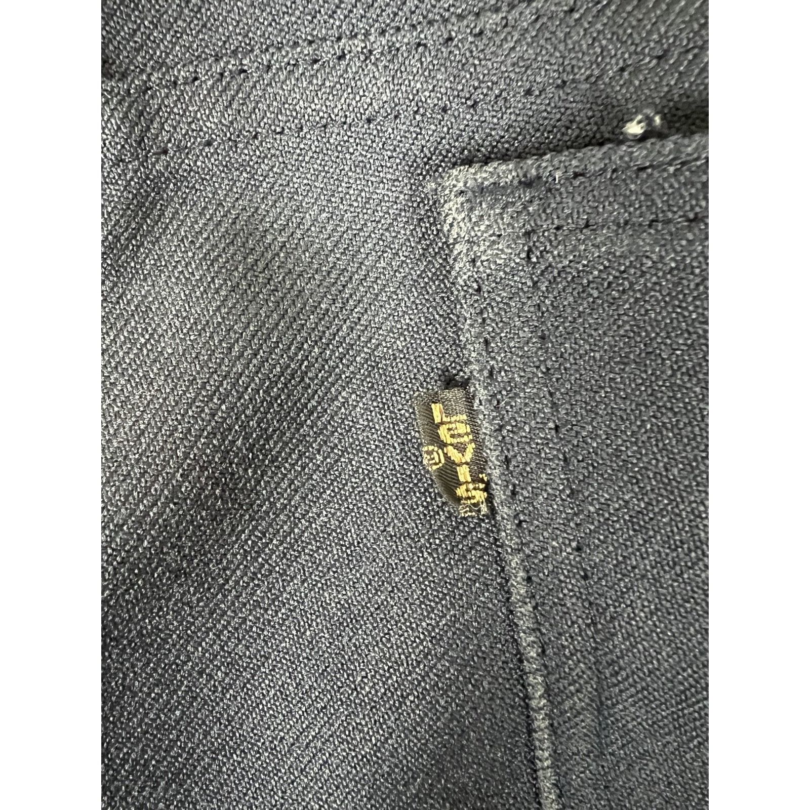 Levi's Vintage Levi's Dress Pants 34x30 Blue Polyester Made in USA Size US 34 / EU 50 - 7 Thumbnail