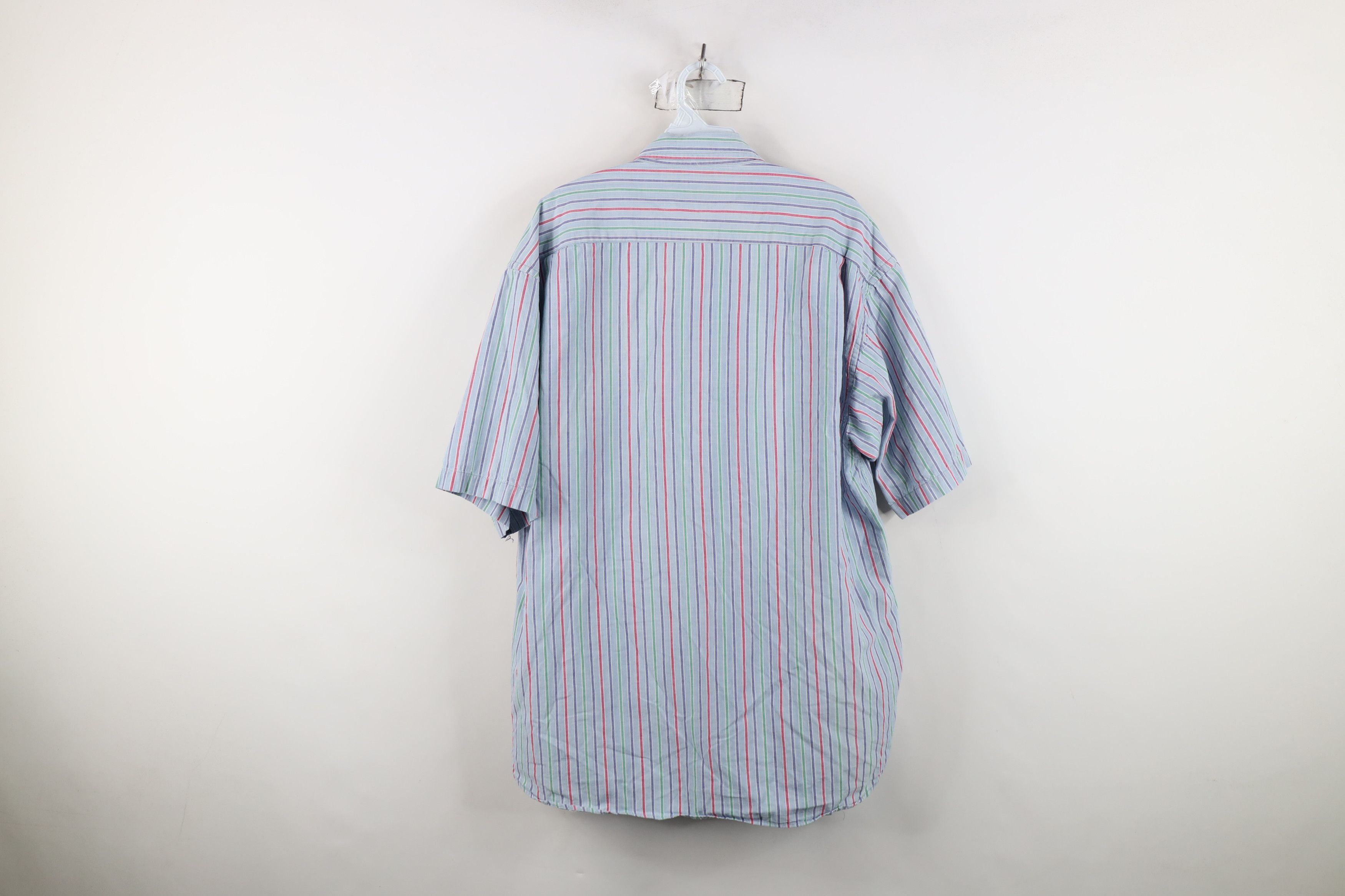 Vintage Vintage 90s Streetwear Short Sleeve Button Down Shirt Size US L / EU 52-54 / 3 - 8 Thumbnail