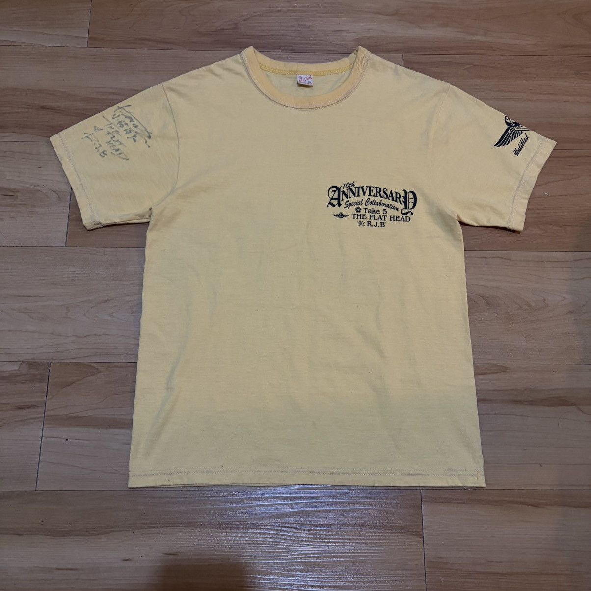 The Flat Head The flat head co x take 5 anniversary t-shirt Size US S / EU 44-46 / 1 - 1 Thumbnail