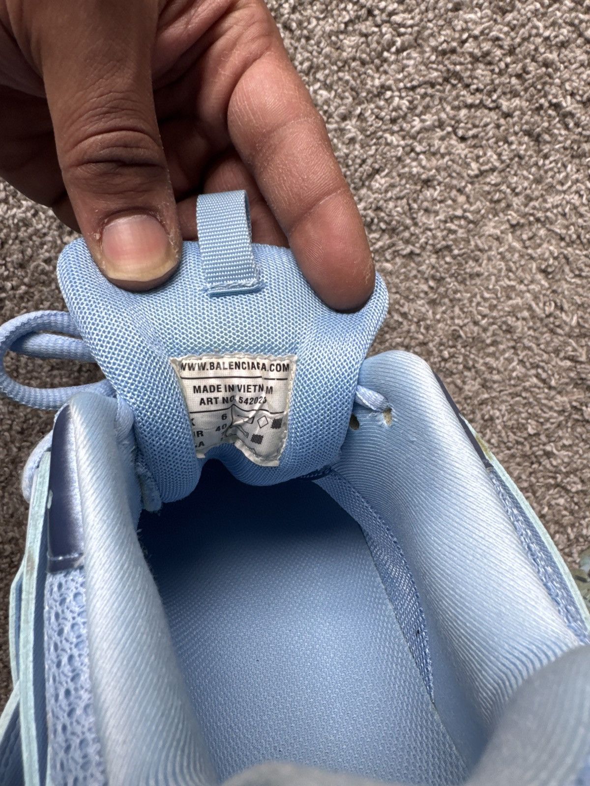 Balenciaga Balenciaga blue Track 1 Sneaker Size US 10 / IT 40 - 7 Thumbnail