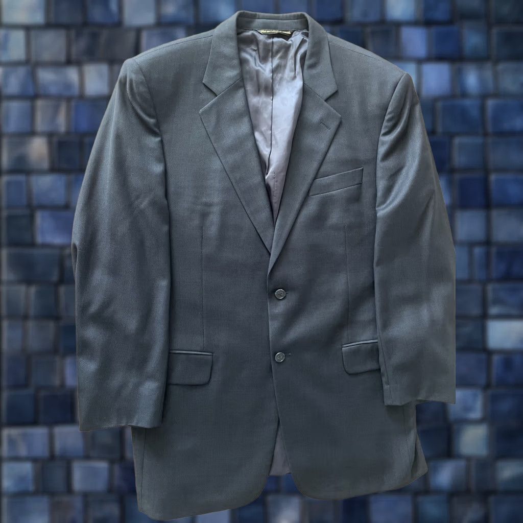 Loro Piana Loro Piana Blazer Mens 44L Wool Sport Coat Coat Blue Notch Lapel 2-Button Single-Breasted Long VINTAGE: No Size 44R - 1 Thumbnail