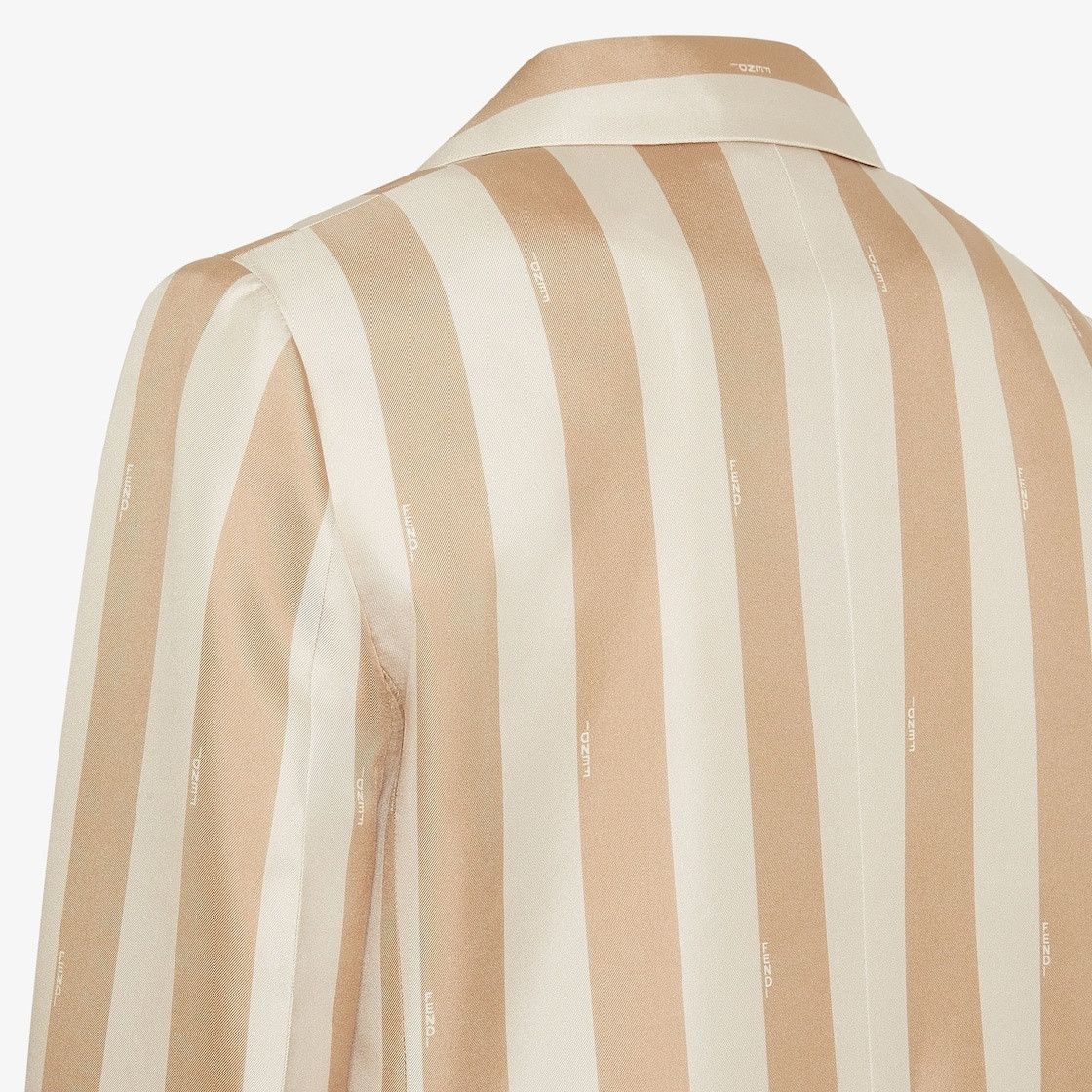 Fendi o1s1wg110825 Jacket in Beige Size L / US 10 / IT 46 - 3 Thumbnail