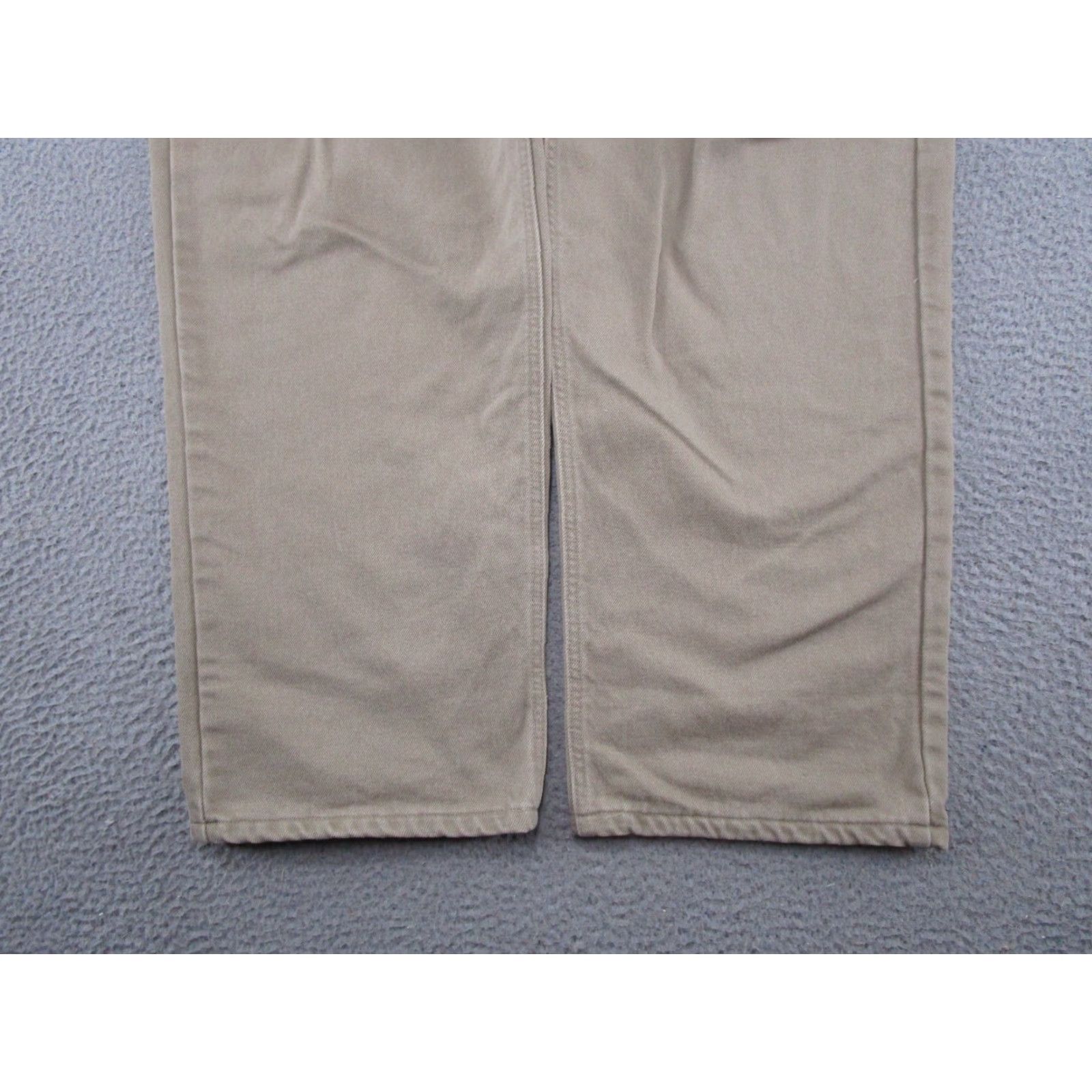Carhartt Men's Vintage Carhartt B162 Flannel Lined Straight Leg Tan Jeans Sz 48x32 Size US 32 / EU 48 - 2 Thumbnail