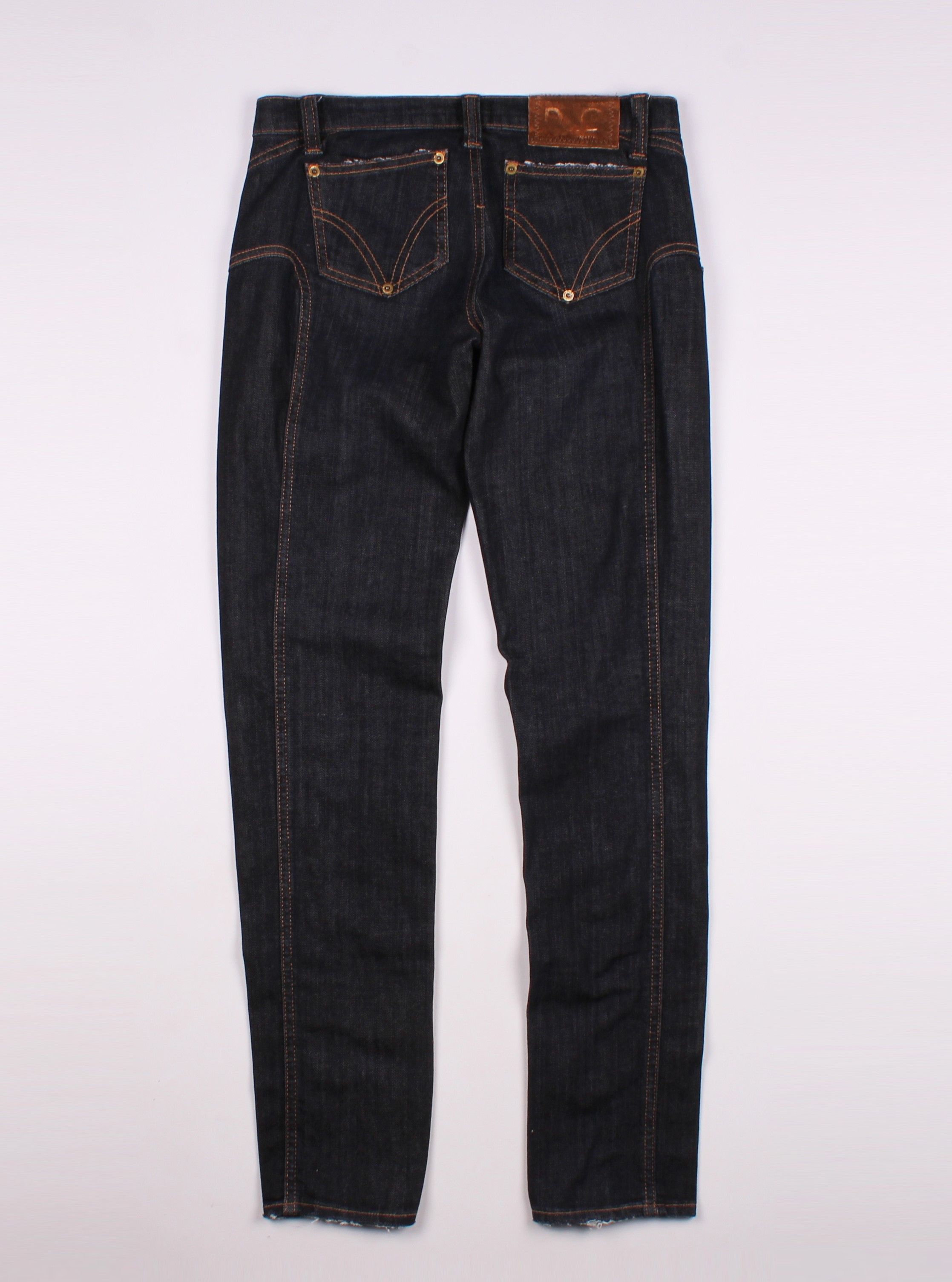 Dolce & Gabbana Vintage Dolce & Gabbana Skinny Distressed Denim Jeans Size 28" / US 6 / IT 42 - 8 Thumbnail