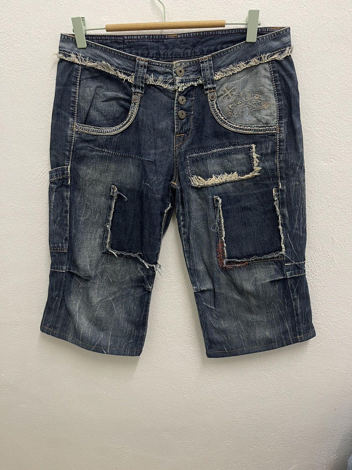 Marithe + Francois Girbaud × Seditionaries OFFER☄️Marithe Francois Girbaud Short Denim Jeans Size US 32 / EU 48 - 3 Thumbnail