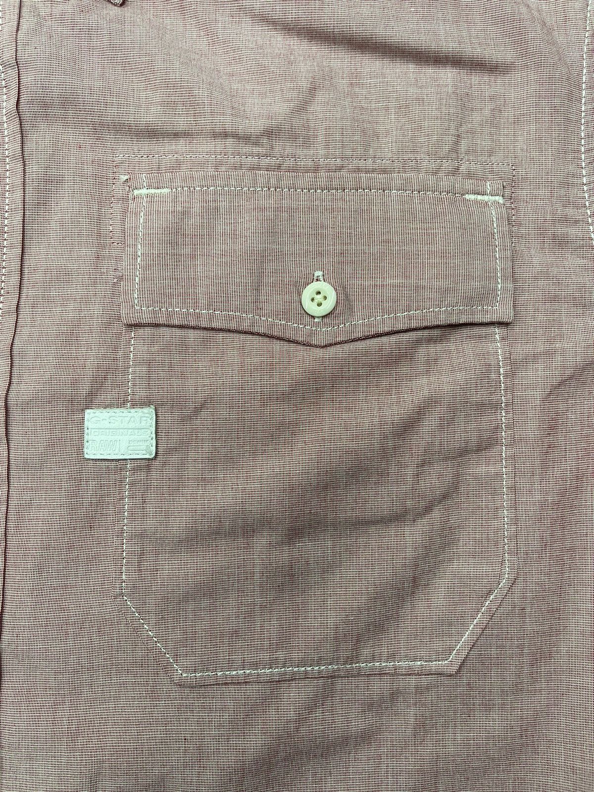 G-Star Mens G-Star Raw Landoh Shirt Pink Size L Size US L / EU 52-54 / 3 - 5 Thumbnail