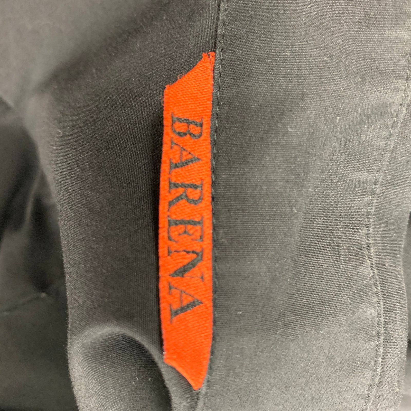 Barena BARENA Size XL Black Cotton Hidden Buttons Long Sleeve Shirt Size US XL / EU 56 / 4 - 4 Thumbnail