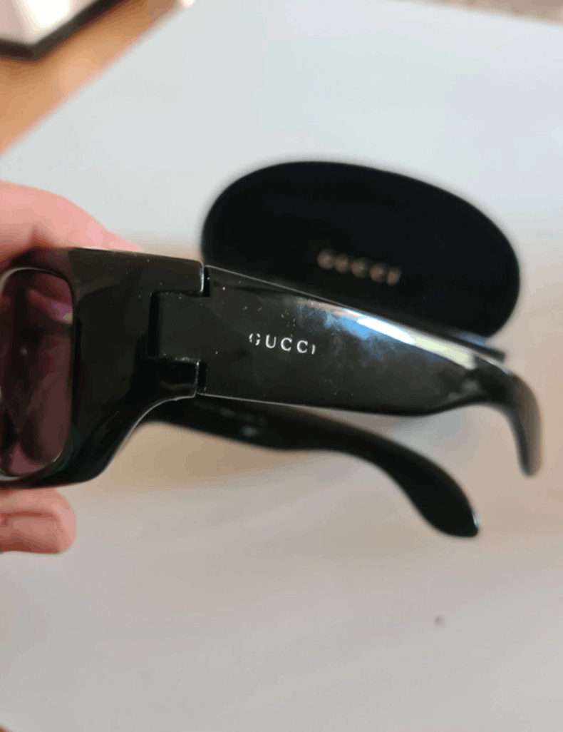 Gucci GUCCI Sunglasses Shield Rimless 90s Wrap 1169 Vintage Size ONE SIZE - 3 Thumbnail