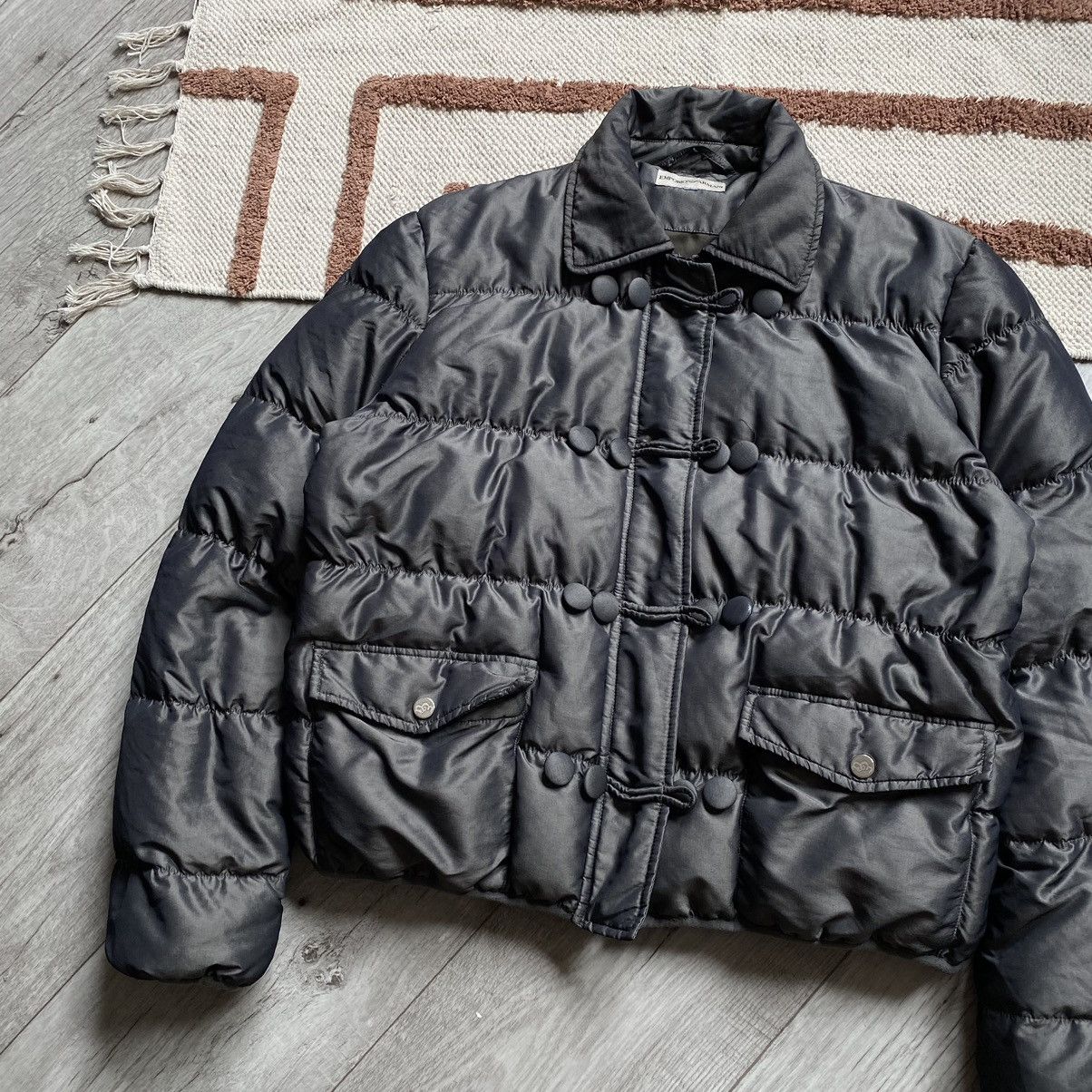 Giorgio Armani RARE GIORGIO ARMANI AVANT GARDE Y2K DOWN PUFFER JACKET BOXY Size L / US 10 / IT 46 - 2 Thumbnail