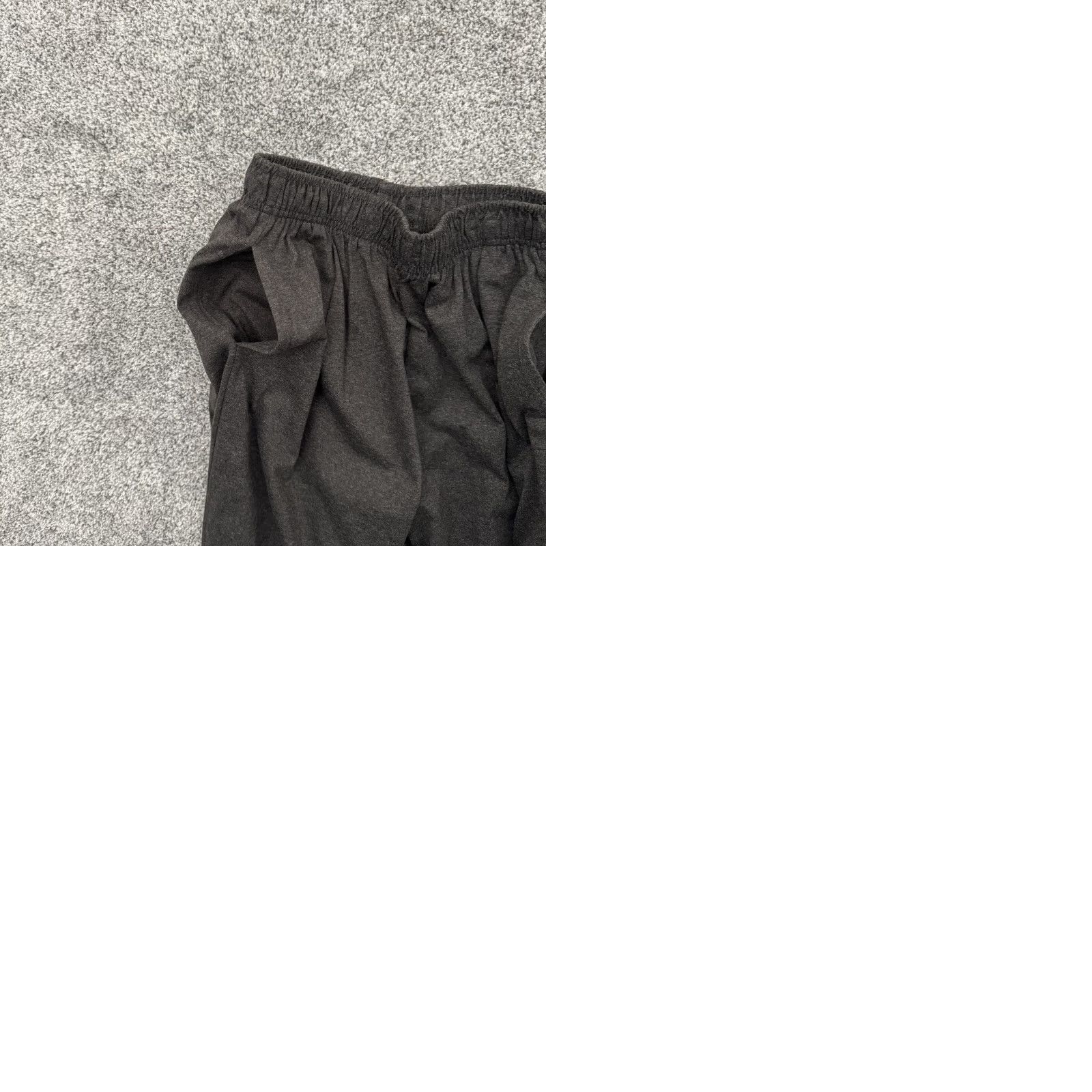 Vintage 90s Vintage Stefano Basics Knit Pants Womens Medium High Rise Elastic Minimalist Jogger Tapered 26.5in Inseam Gray USA 60% Cotton 40% Polyester/ Size 32" / US 10 / IT 46 - 9 Thumbnail