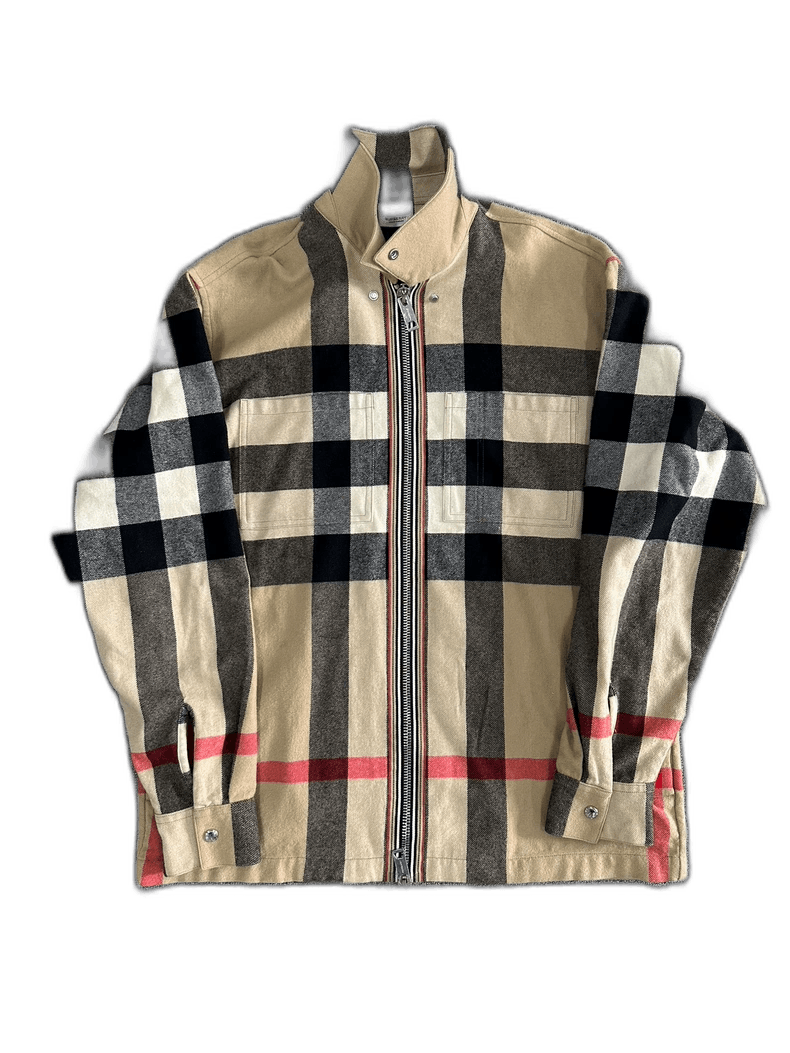 Burberry Checked Cashmere Jacket