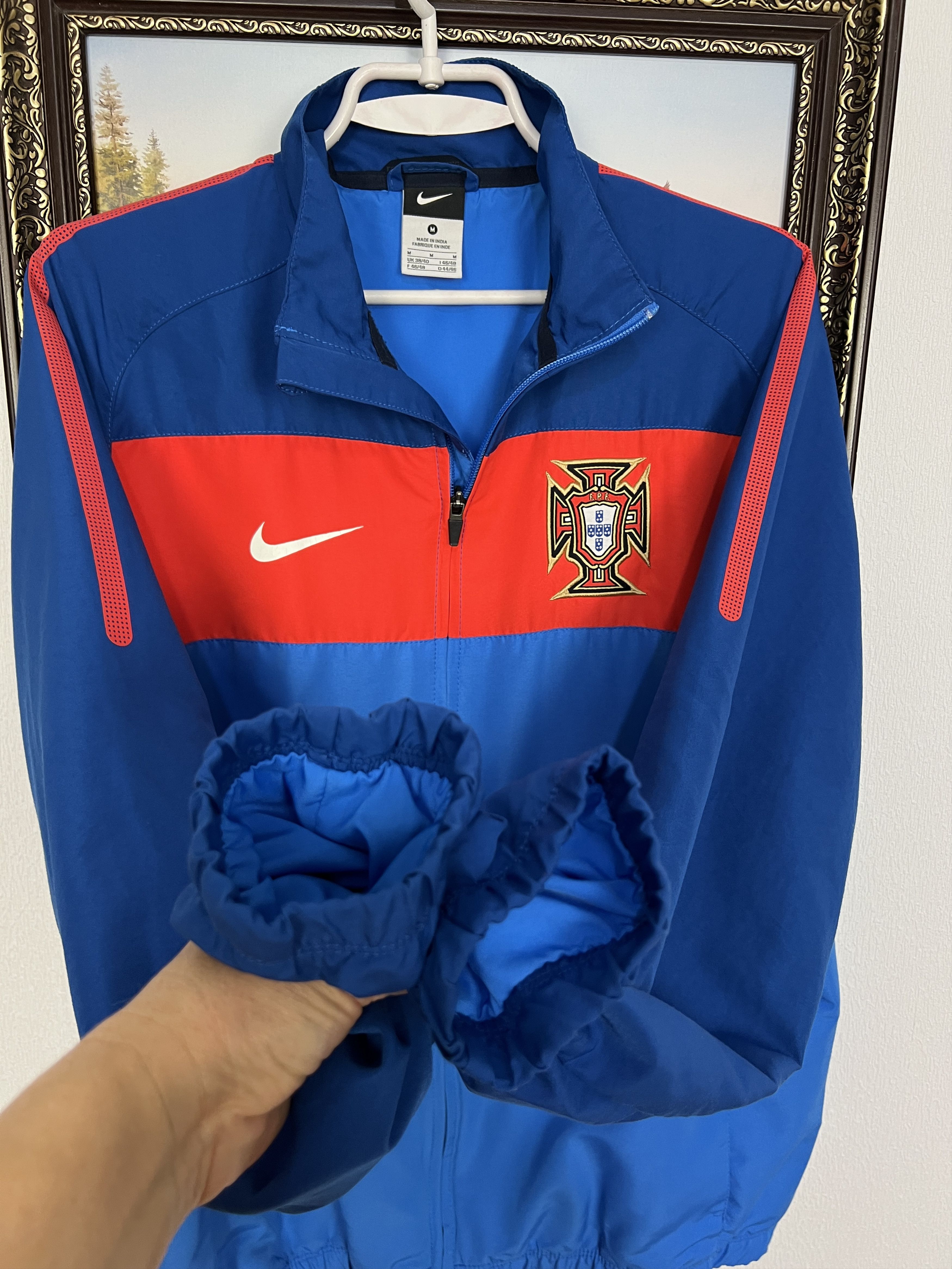 Nike Vintage Nike Portugal Football Jacket Soccer Track Top Zip Size US M / EU 48-50 / 2 - 6 Thumbnail