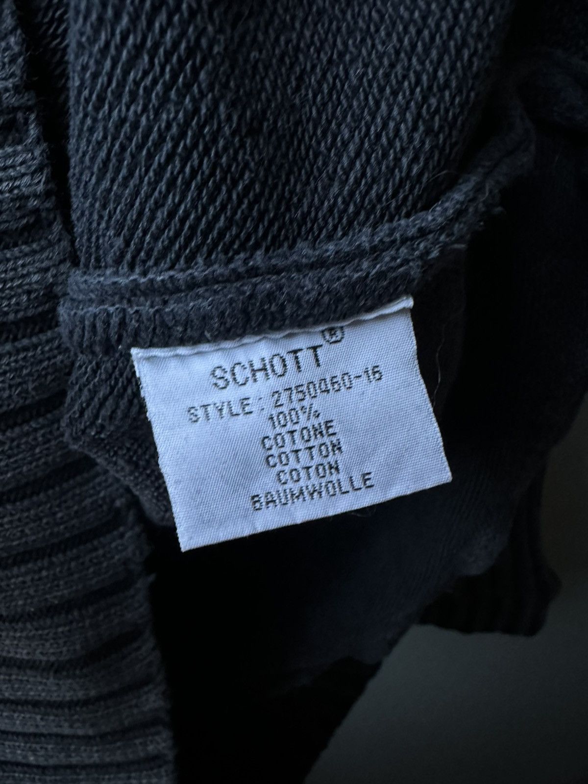 Schott Schott NYC Armed US Forces Ribbed Cotton Sweater Size US M / EU 48-50 / 2 - 5 Thumbnail