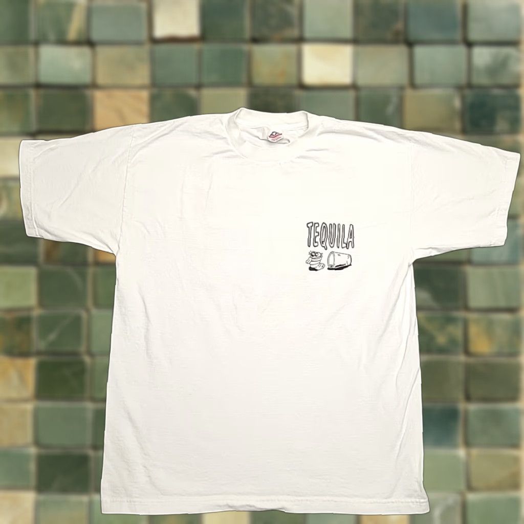 Vintage VINTAGE Los Algodones Mexico Shirt Mens XL White Tequila Graphic Tourist Retro Shirt Mens XL White Tequila Graphic Tourist Retro Size US XL / EU 56 / 4 - 1 Thumbnail
