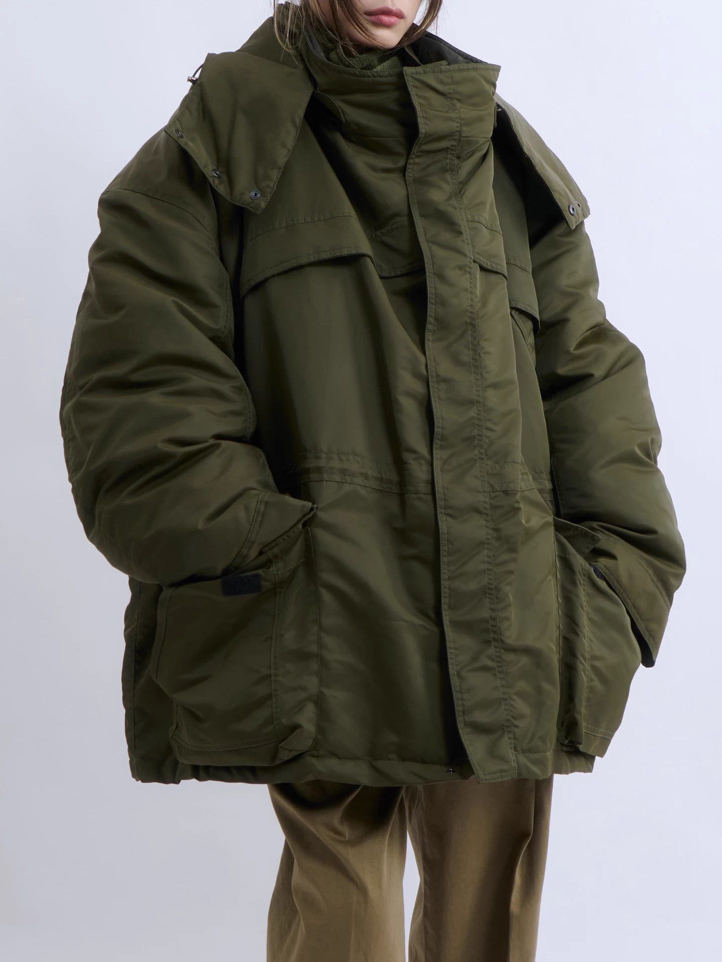 Hed Mayner HED MAYNER 23FW Oversized Military Down Parka S Size US S / EU 44-46 / 1 - 8 Thumbnail