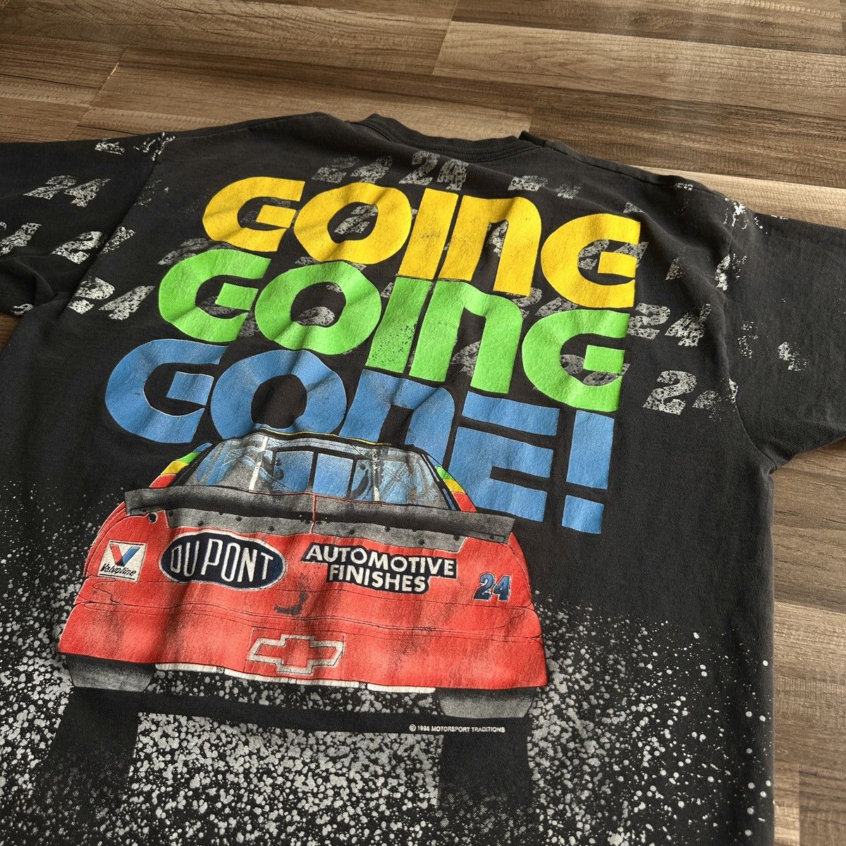 Vintage Vintage 1995 Nascar Jeff Gordon Tshirt Size US XL / EU 56 / 4 - 3 Thumbnail