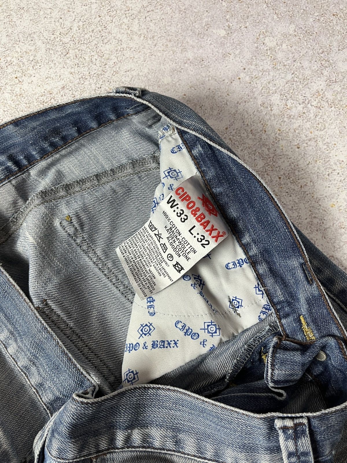 Japanese Brand × Vintage Vintage Japanese Cipobaxx Japanese Archival Patchwork jeans Size US 33 - 7 Thumbnail