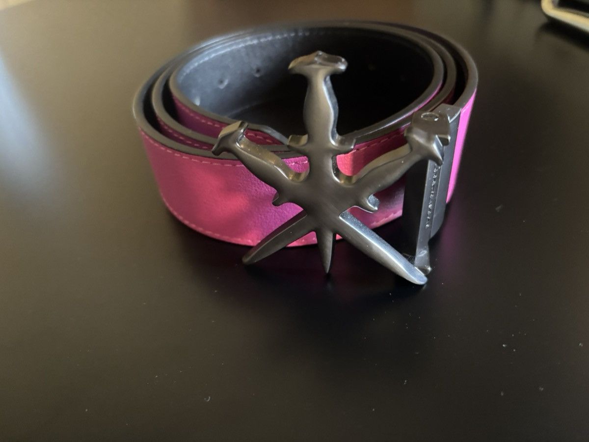 Unknown London UNKNOWN PINK DAGGER BELT Size 32 - 4 Thumbnail