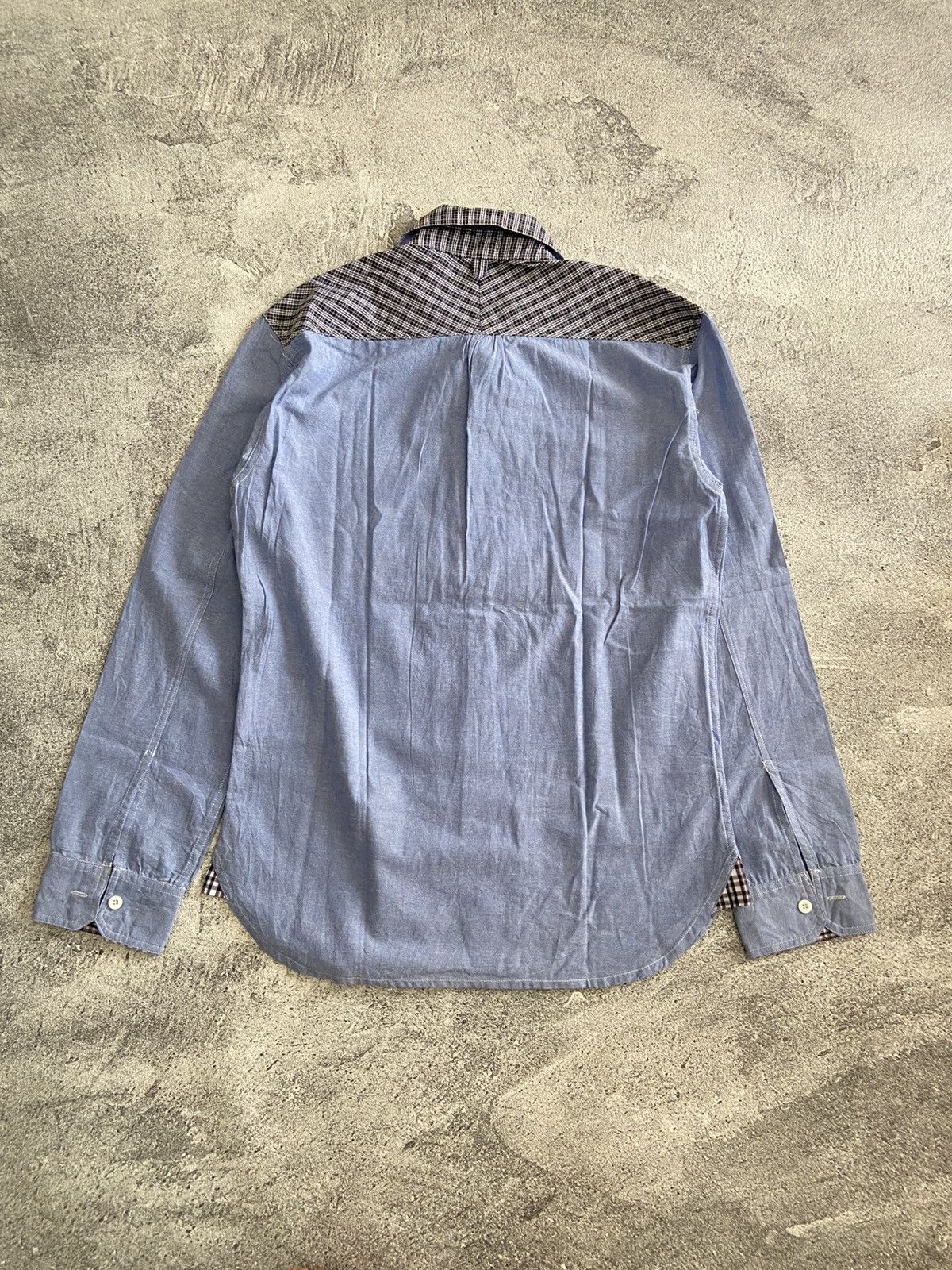 Junya Watanabe Junya watanabe checkered panel button up shirt Size US XL / EU 56 / 4 - 10 Thumbnail