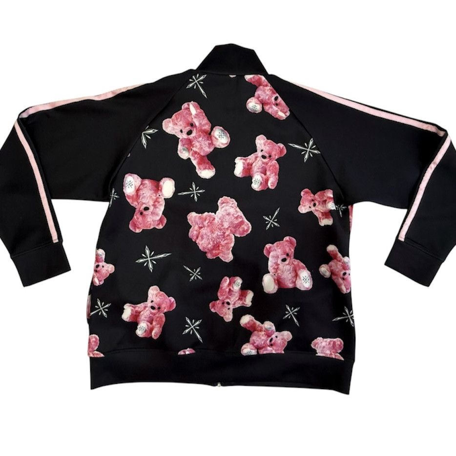 Japanese Brand TRAVAS TOKYO Pink Teddy Bear AOP Zip Sweatshirt Size L / US 10 / IT 46 - 2 Thumbnail