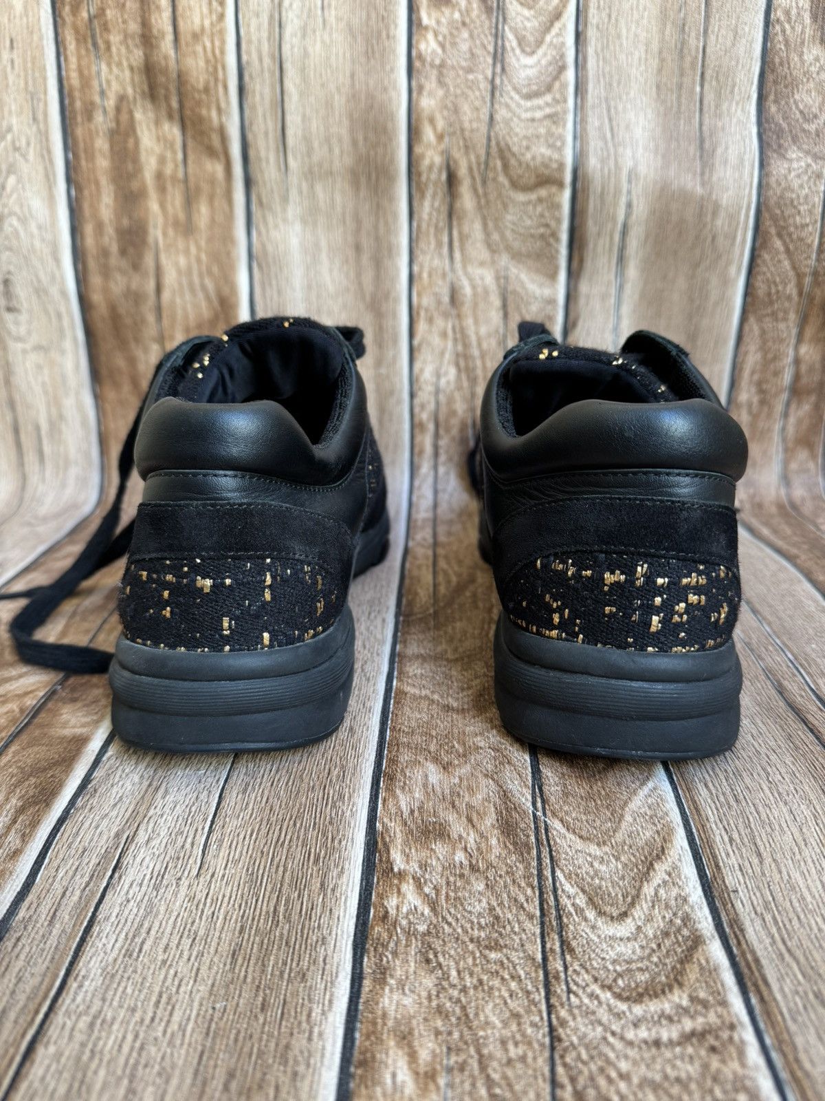 Chanel Suede Cc logo tweed trainers Size US 6 / EU 39 - 18 Thumbnail