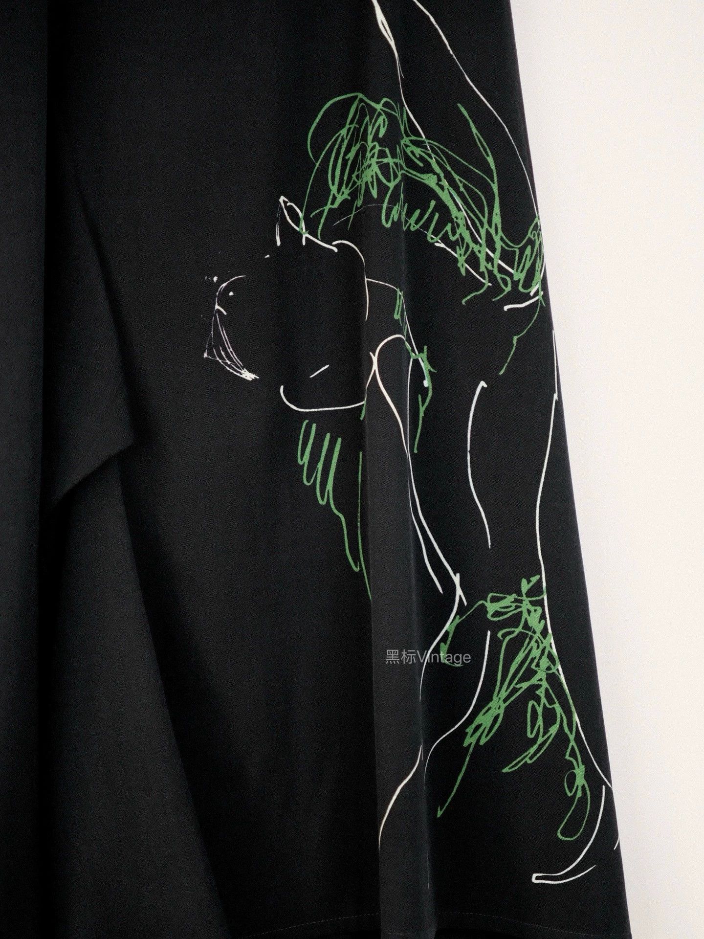 Yohji Yamamoto YohjiYamamoto20AWVintageAbstractAsymmetricSkirt Size 26" / US 2 / IT 38 - 4 Thumbnail