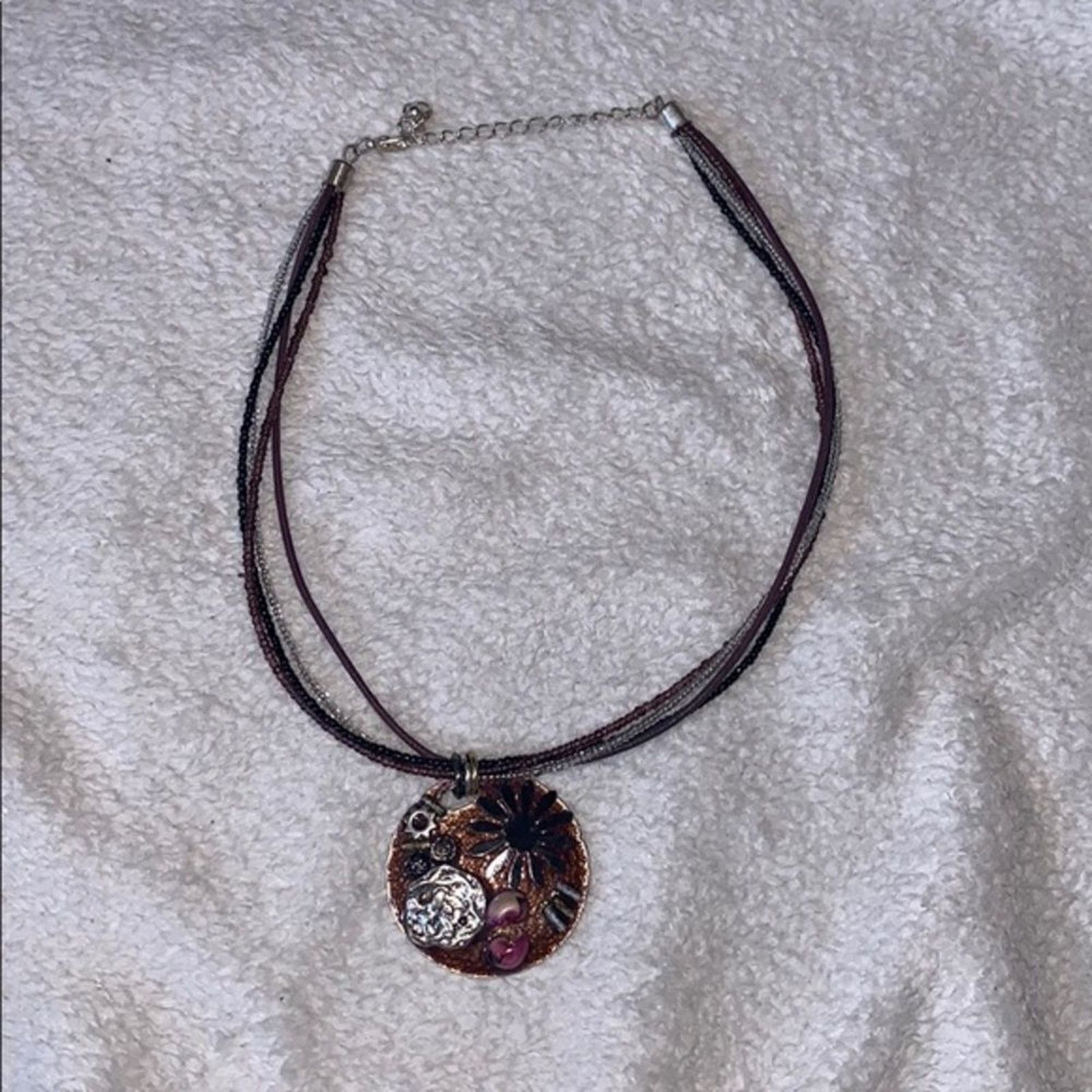 Other Sea Resin Statement Necklace with Shell and Details | Sz OS Size ONE SIZE - 2 Thumbnail