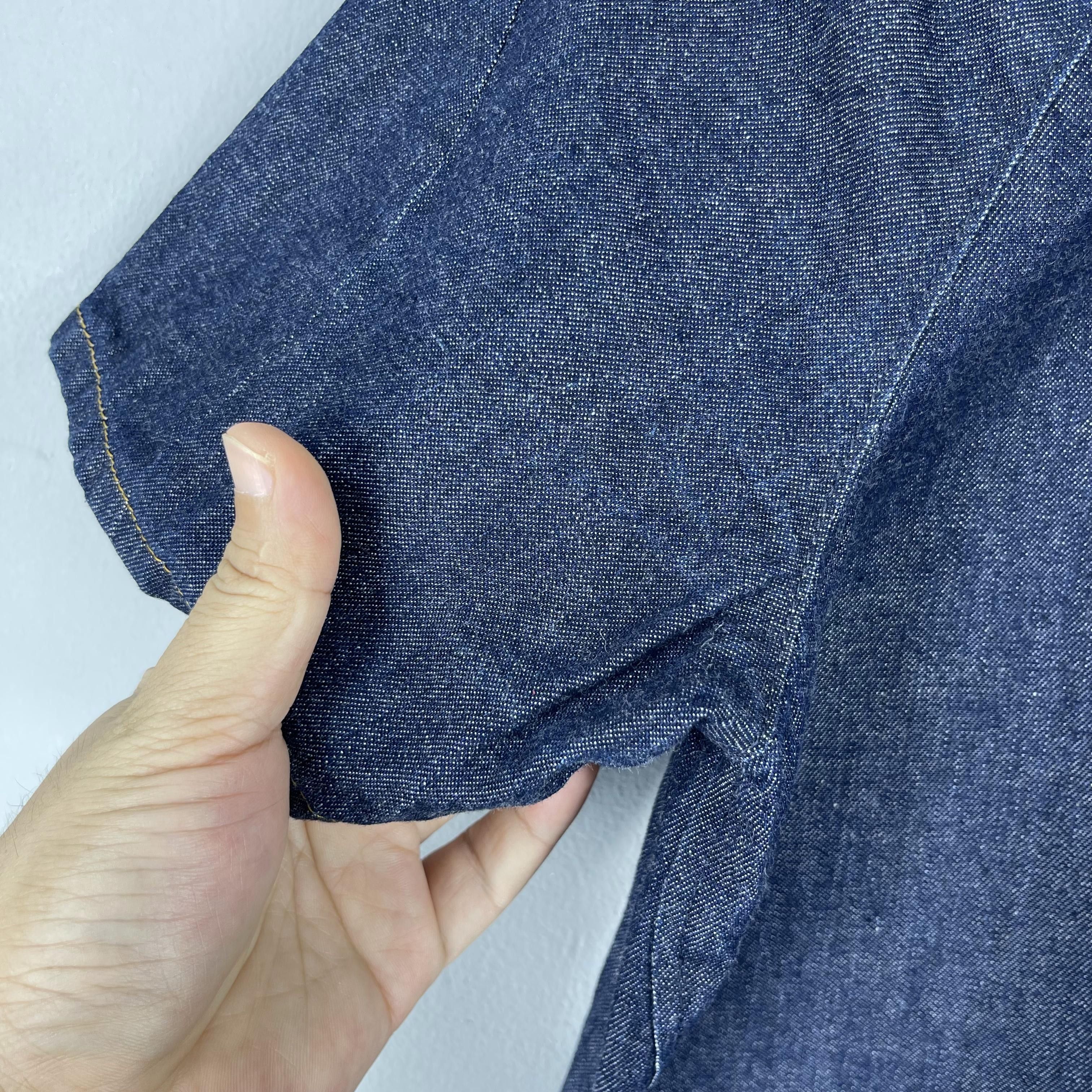 PPFM Vintage PPFM Japanese Denim Button Snap Shirt Size US M / EU 48-50 / 2 - 6 Thumbnail