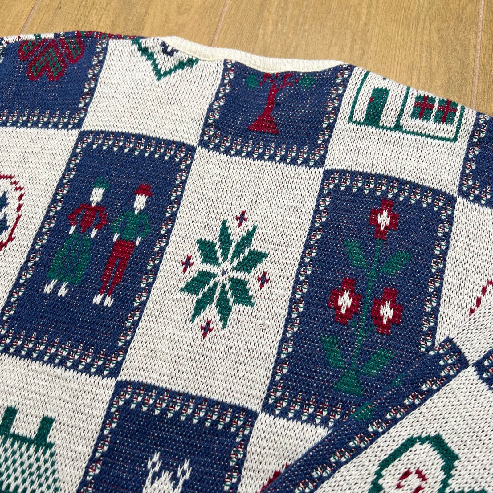 Vintage Vintage Cotton Harbor Sweater USA Made Patchwork PS women Size S / US 4 / IT 40 - 13 Thumbnail