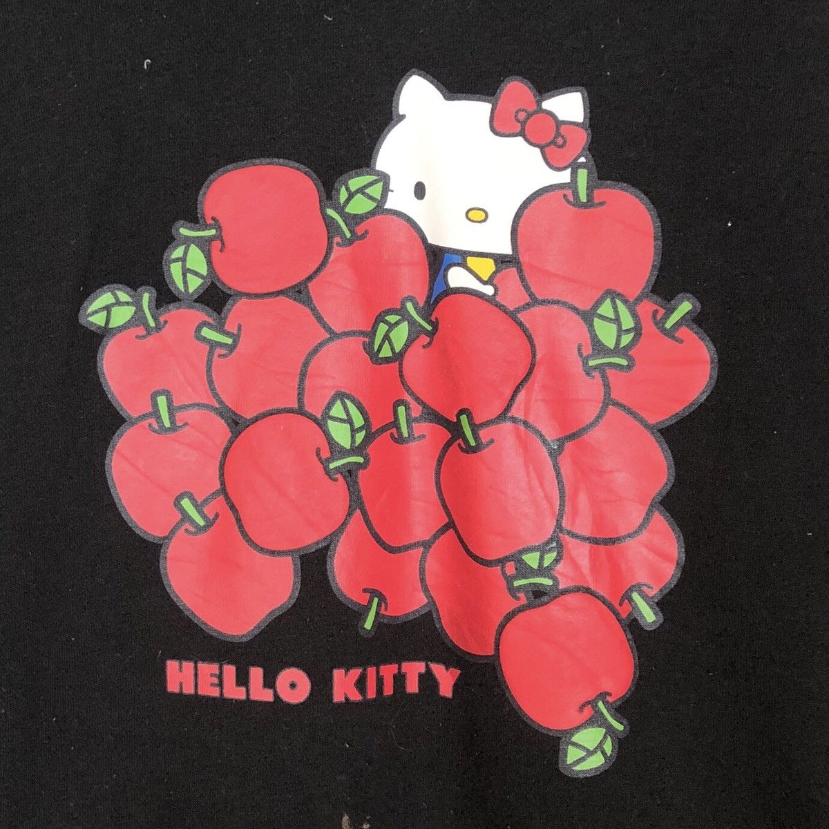 GU Hello Kitty Hoodie Sweater Pullover Sweatshirt Big Logo Size US L / EU 52-54 / 3 - 6 Thumbnail