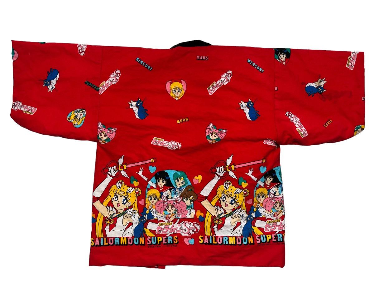 Vintage 90s Sailormoon Supers Kimono Vest Japanese Anime