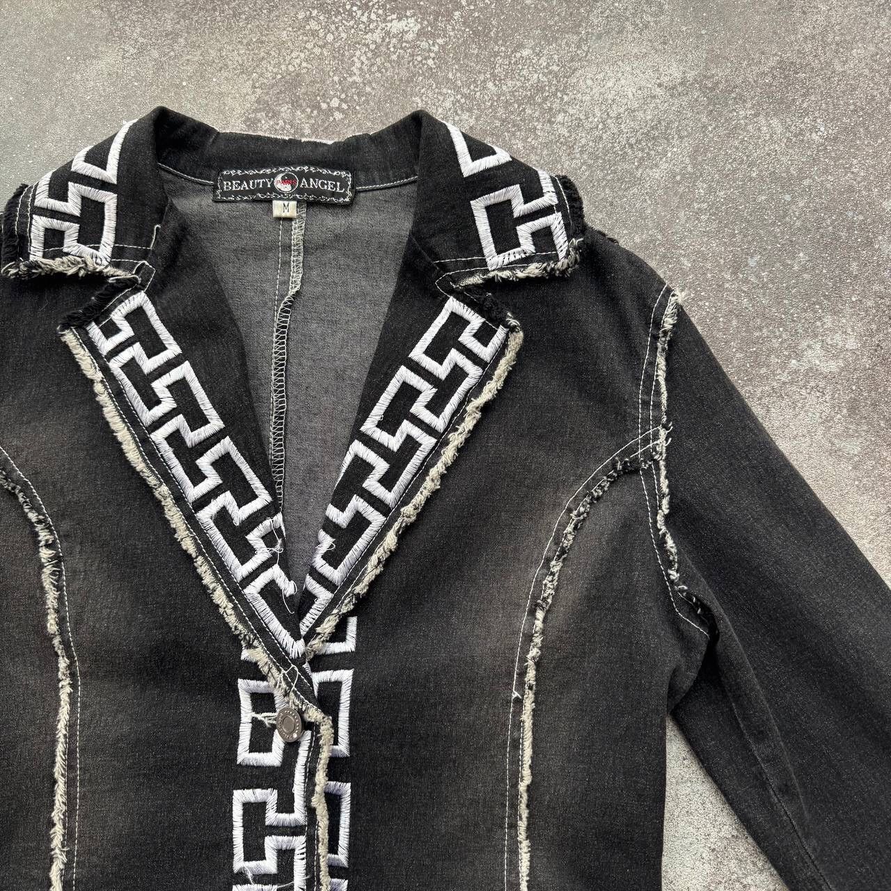 Hysteric Glamour × If Six Was Nine × Japanese Brand Beauty Angel Paris Vintage Gothic Denim Jacket Size M / US 6-8 / IT 42-44 - 4 Thumbnail