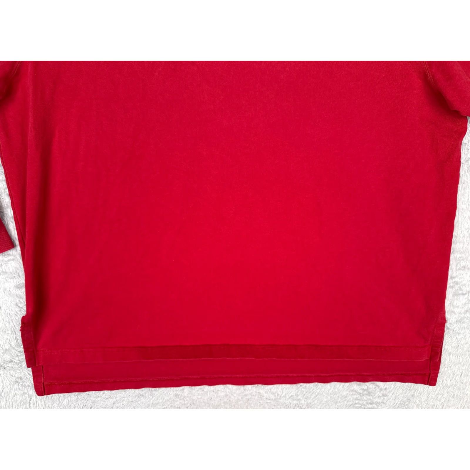 Ralph Lauren VINTAGE Ralph Lauren Polo Shirt Men XL Red Cotton Long Sleeve Size US XL / EU 56 / 4 - 5 Thumbnail