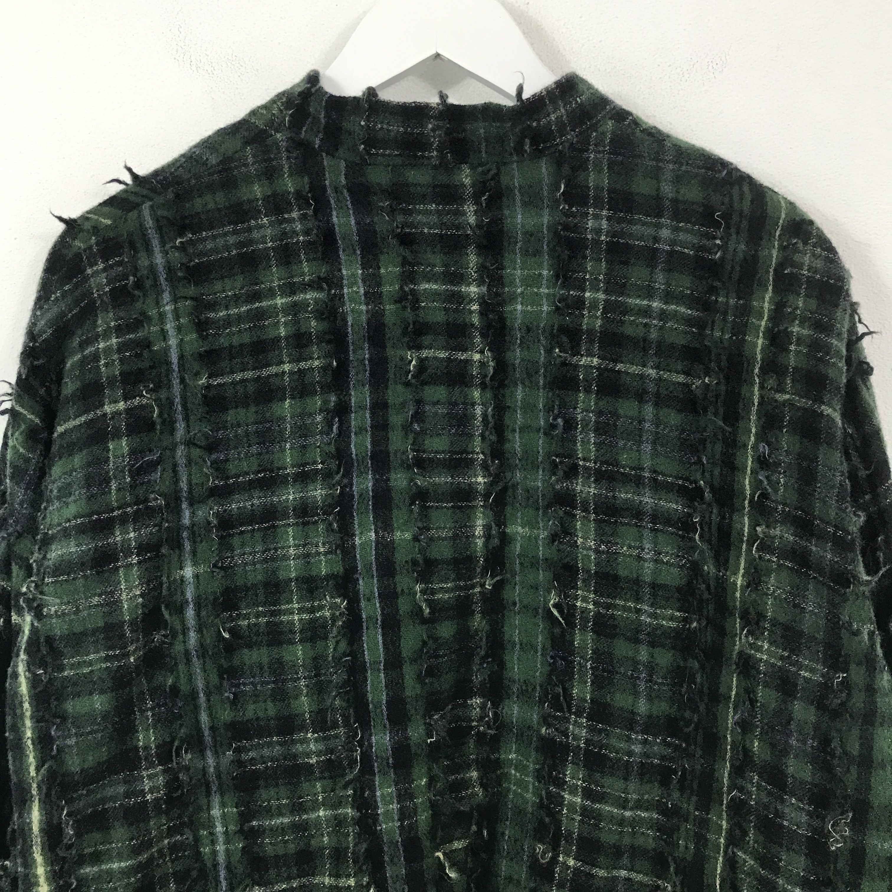 Japanese Brand Jurgen Lehl japan patchwork design Button Jacket K73B10 Size US M / EU 48-50 / 2 - 4 Thumbnail