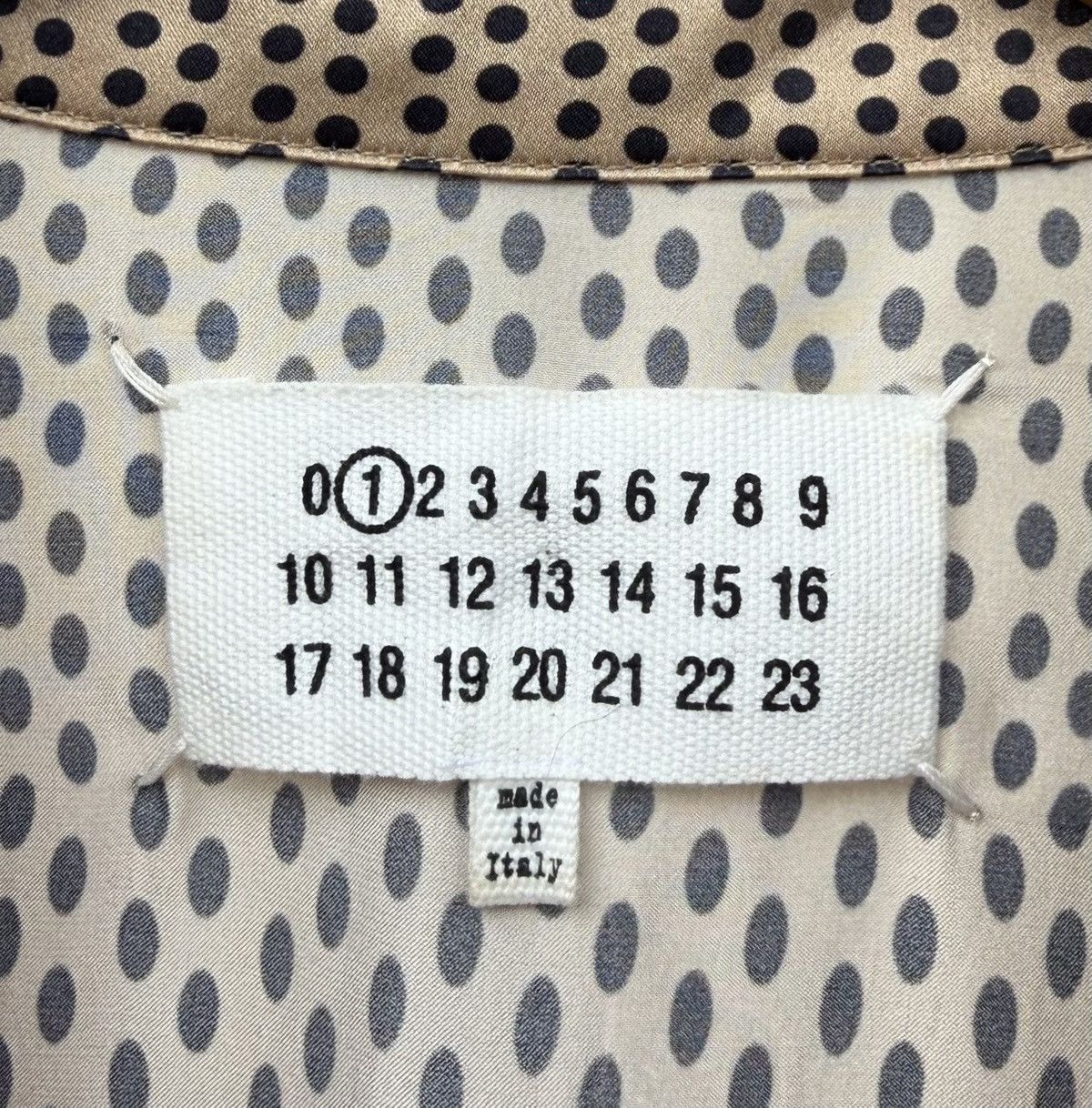 Maison Margiela Maison Margiela Monogram Pattern Logo Long Sleeve Silk Shirt Size S / US 4 / IT 40 - 11 Thumbnail