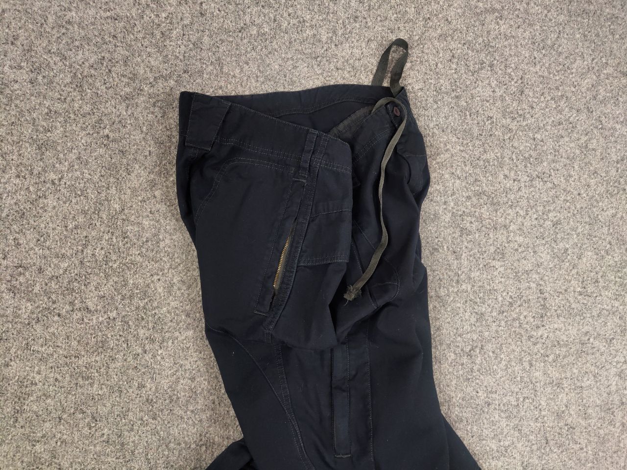Nike Vtg Nike Baggy Cargo Zip Logo drawstrings Pants Y2K Style Size US 34 / EU 50 - 13 Thumbnail