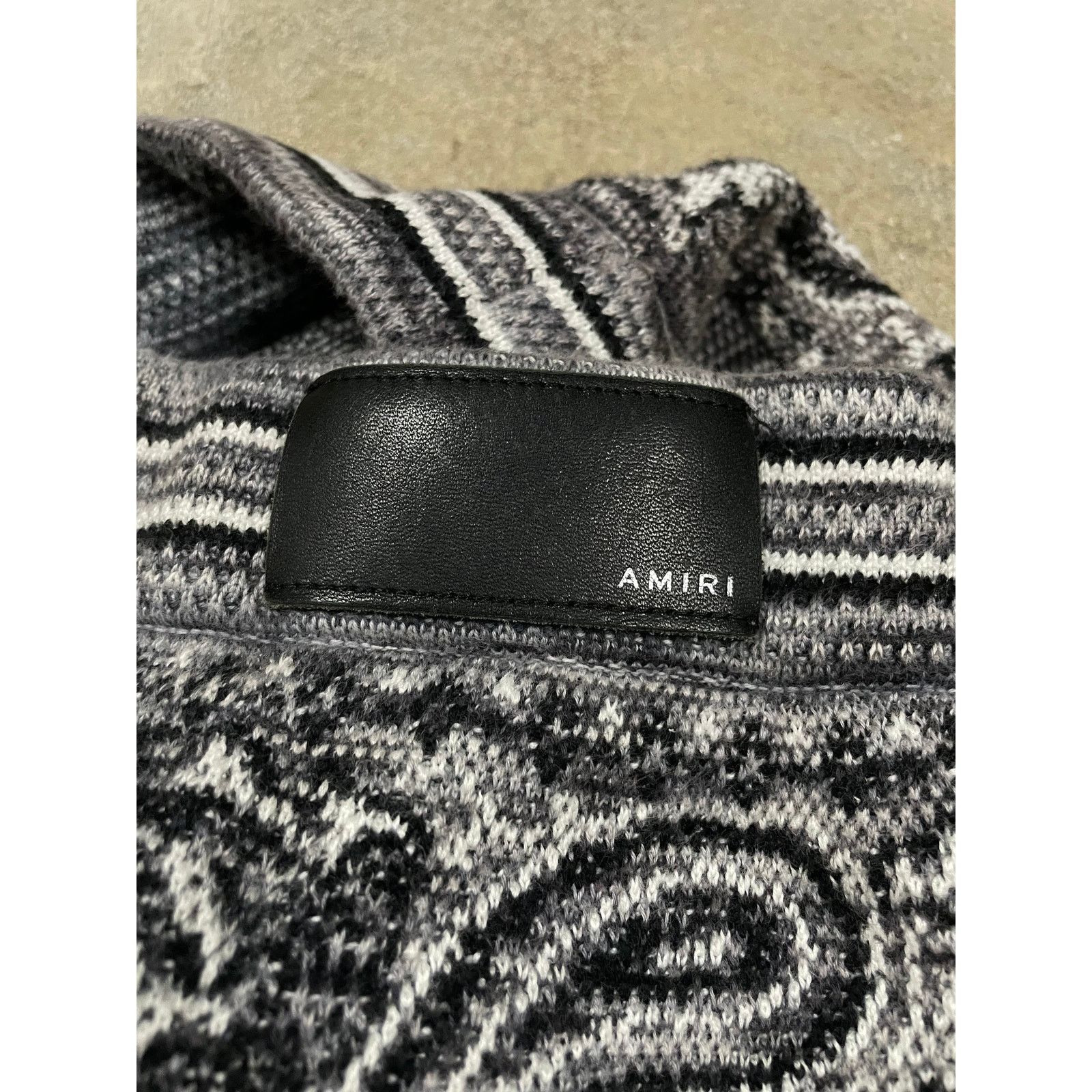 Amiri Amiri MA Knit Paisley Shorts Grey Used Large Size US 36 / EU 52 - 3 Thumbnail