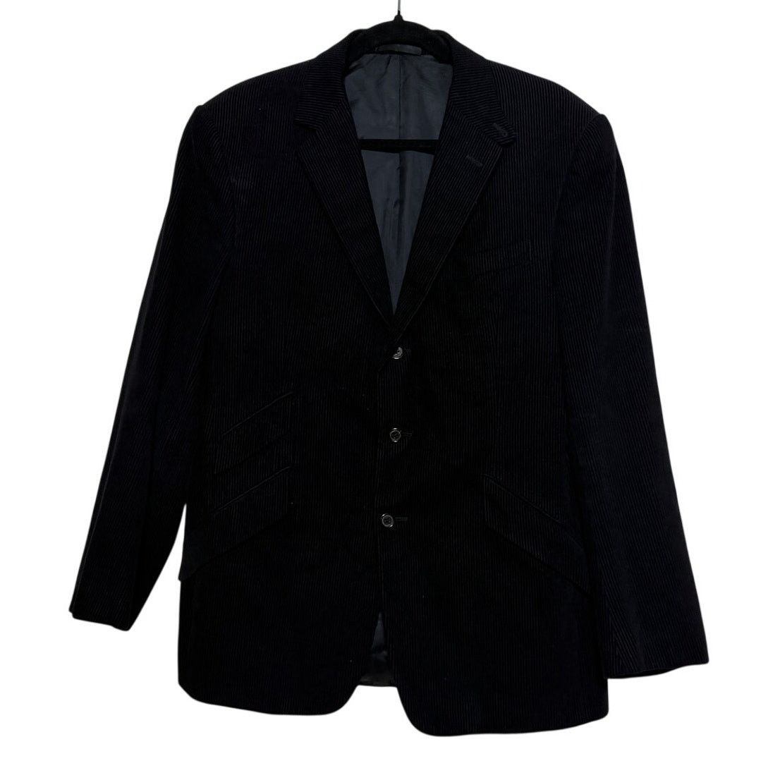 Ralph Lauren Purple Label Ralph Lauren Purple Label Men's Cotton Black Corduroy Size 42R - 1 Thumbnail
