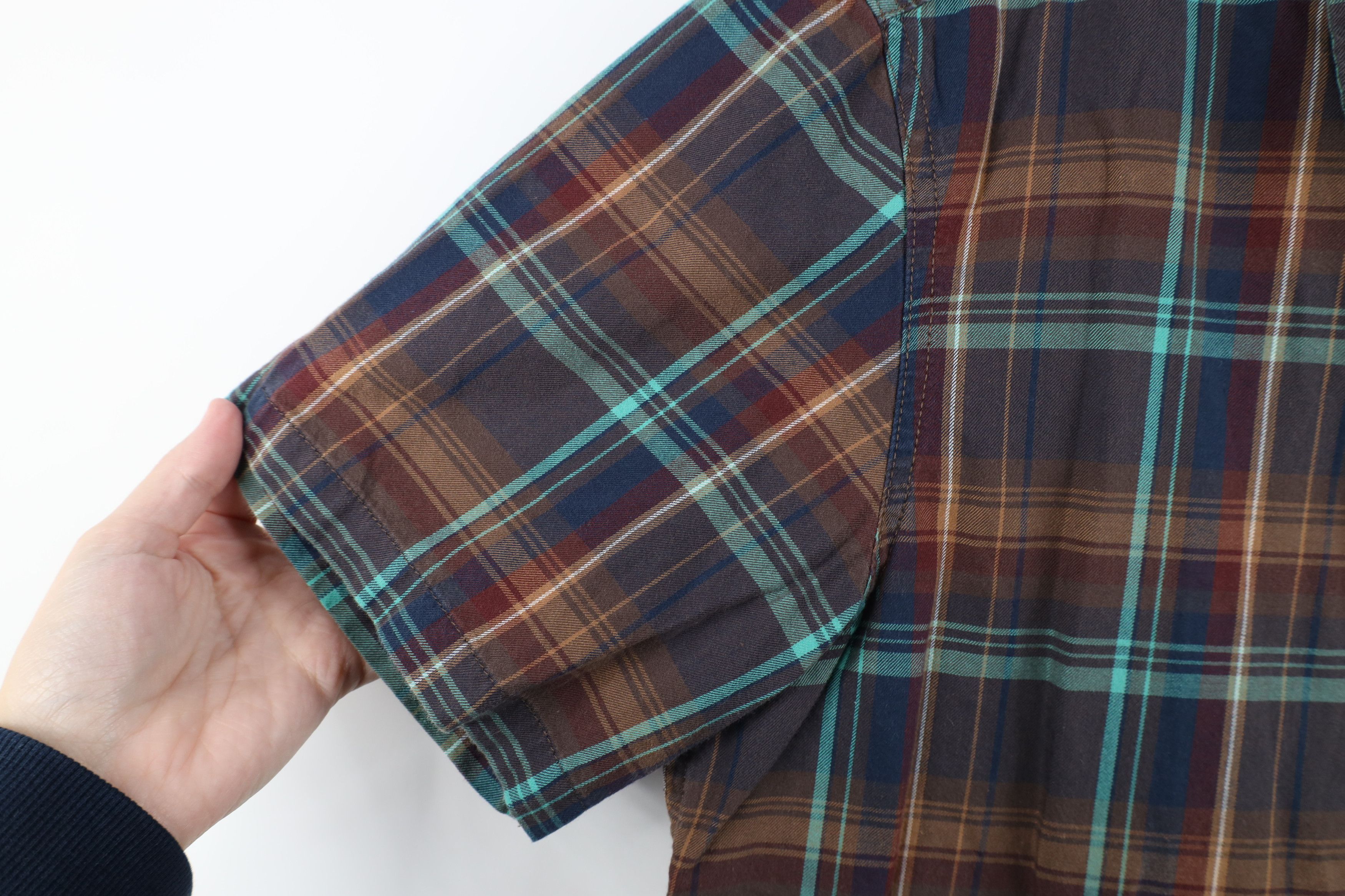 The North Face Vintage Y2K The North Face Flannel Short Sleeve Button Shirt Size US M / EU 48-50 / 2 - 8 Thumbnail