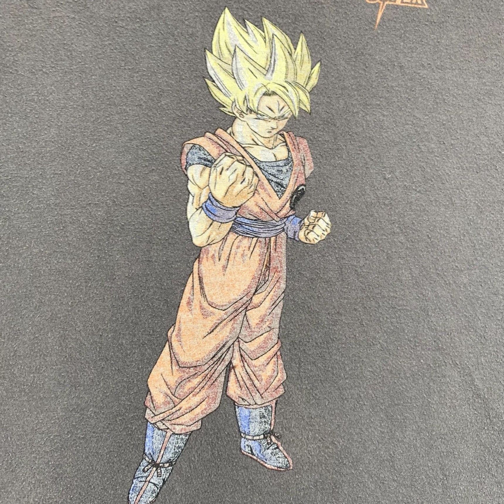 Vintage VINTAGE Dragon Ball Super T-Shirt Men 2XL Cotton Anime Graphic Crew Neck Faded Gray Oversized Casual Size US XXL / EU 58 / 5 - 4 Thumbnail