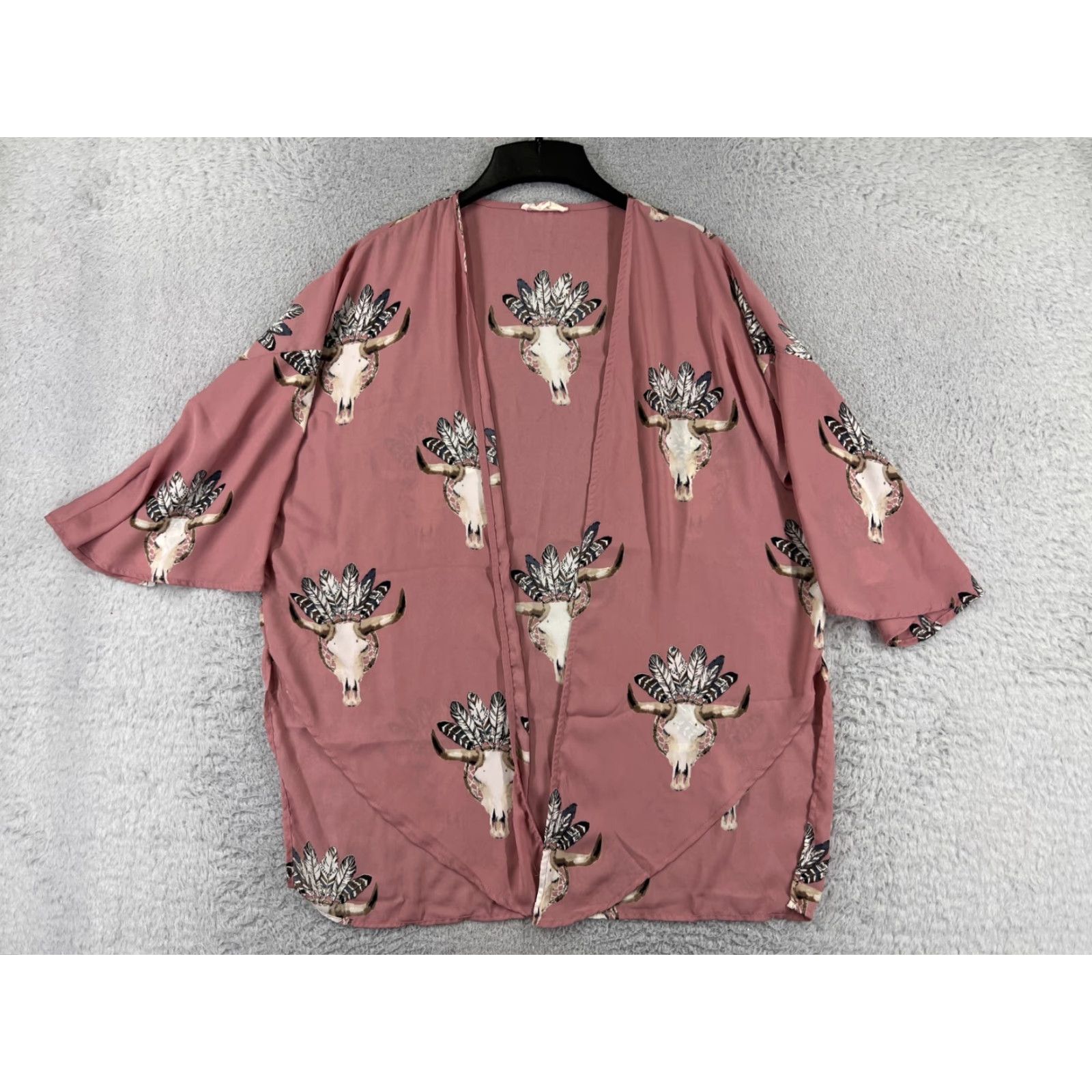 Native Dream Catcher Peach Love Shirt Womens Small Pink Southwest Native Dream Catcher Wrap Polyester Size S / US 4 / IT 40 - 2 Thumbnail