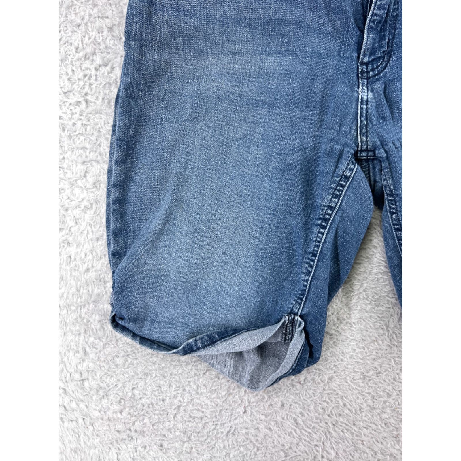 DKNY DKNY Womens Shorts Denim Blue 5-Pocket Regular 10 Medium Wash Cotton Blend Stretch Pockets Classic Casual Size 32" / US 10 / IT 46 - 7 Thumbnail