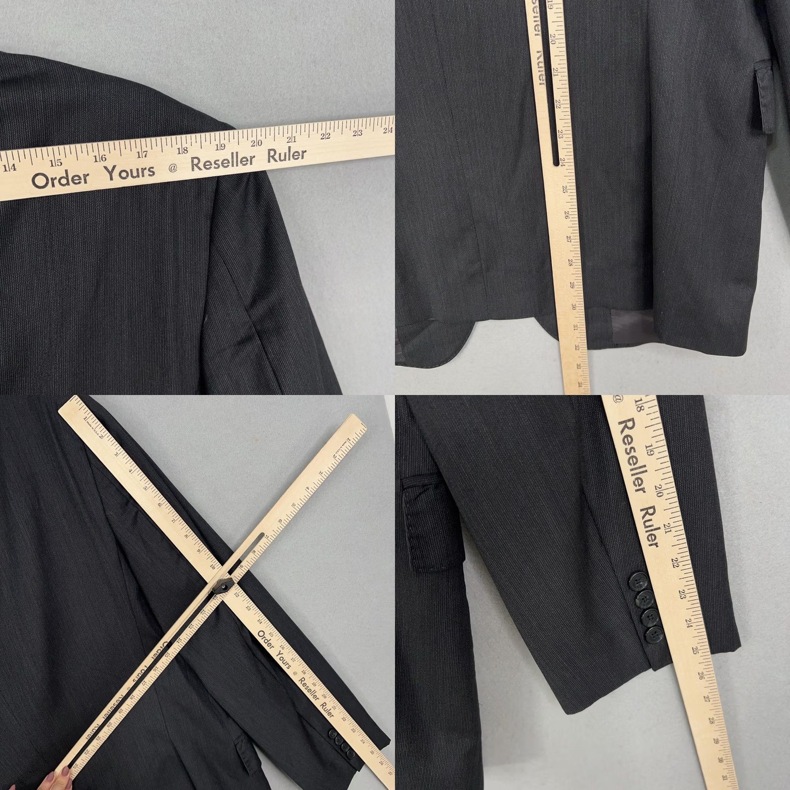 Ermenegildo Zegna Ermenegildo Zegna Jacket Mens 44 Gray Blazer 44R Wool Silk Saks Fifth Avenue USA Made Size 44R - 10 Thumbnail