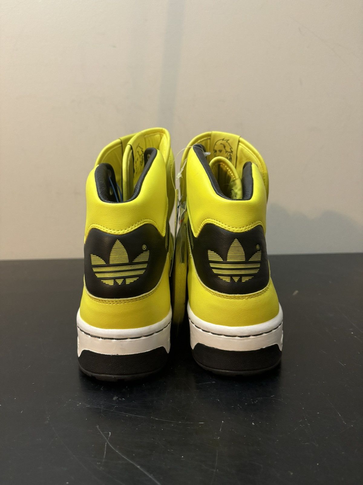 Adidas × Jeremy Scott adidas JS Jeremy Scott Metro Attitude 3 Tongue Black Yellow Size US 9.5 / EU 42-43 - 5 Thumbnail